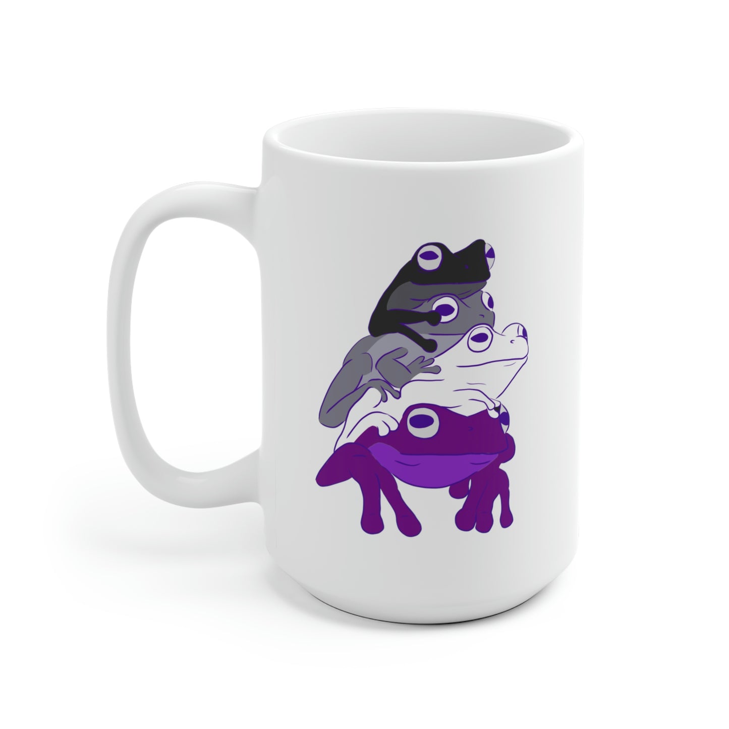 Asexual Frog Stack Mug