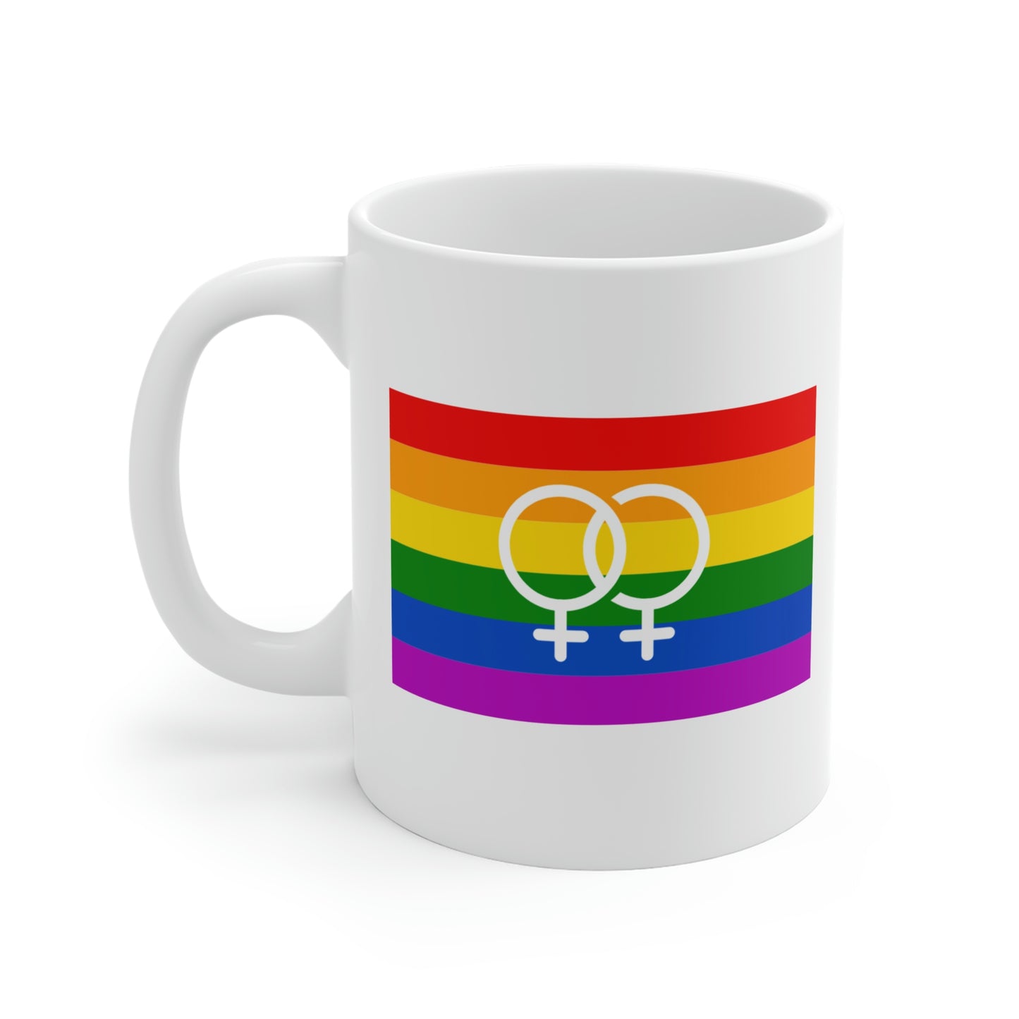 Rainbow Lesbian Pride Mug