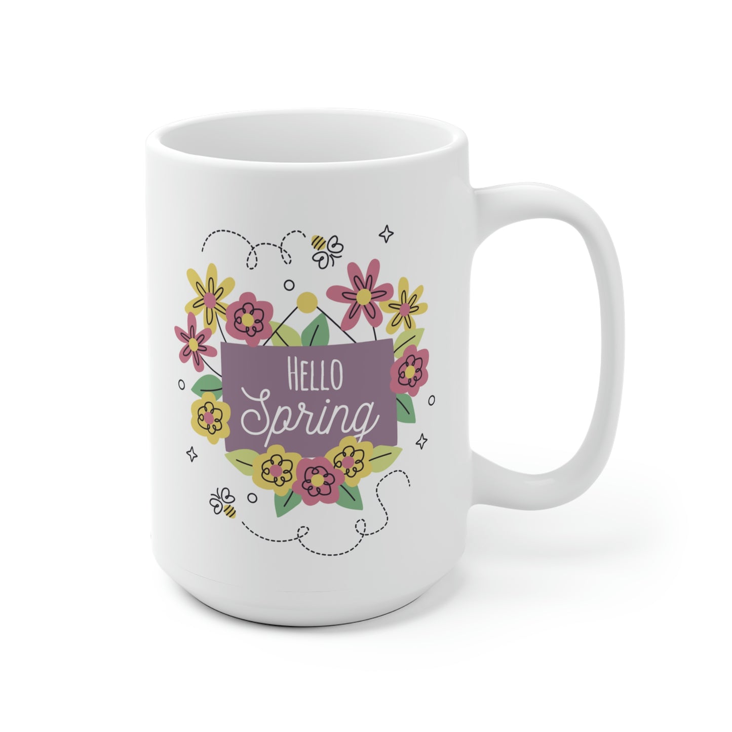 Hello Spring Flower Mug