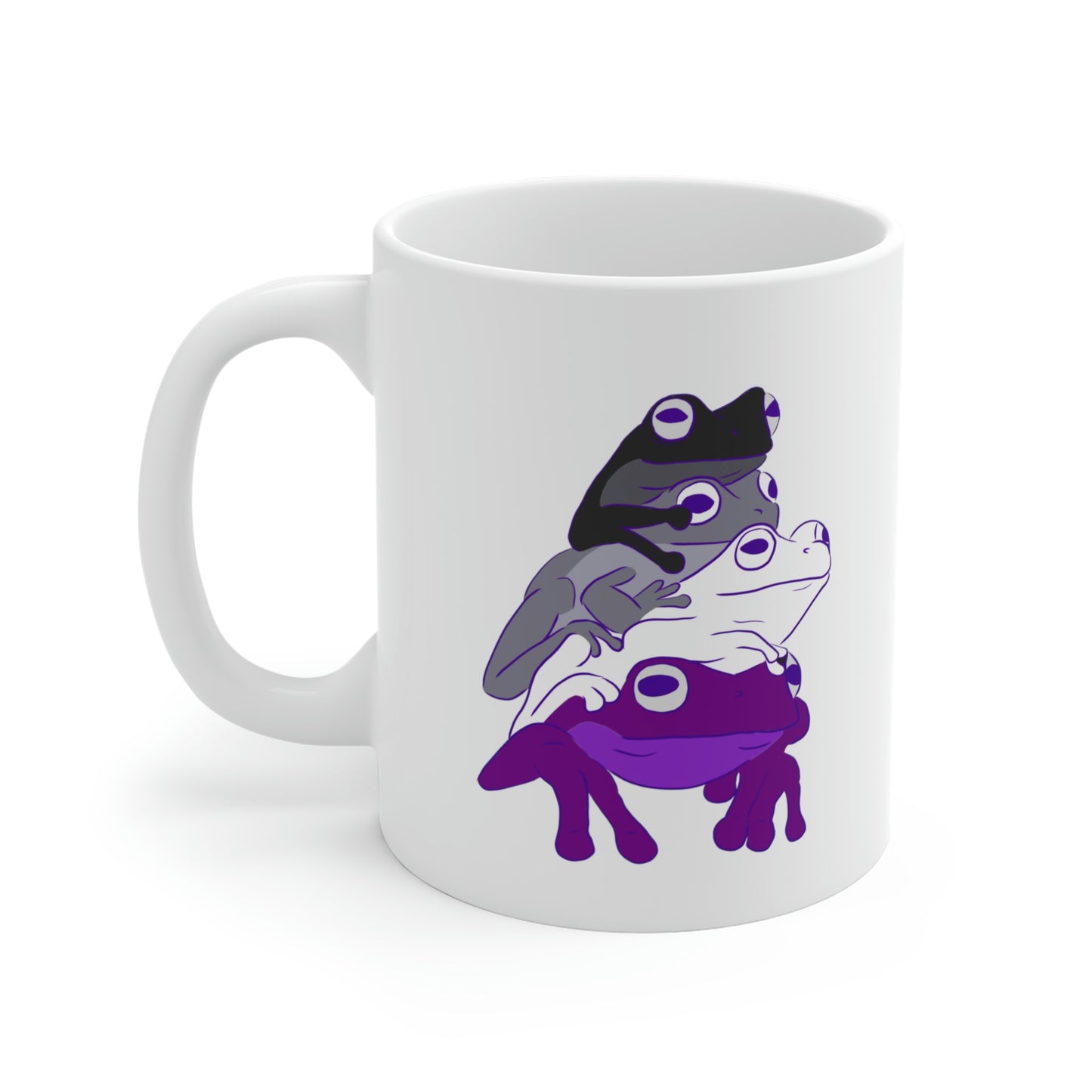 Asexual Frog Stack Mug