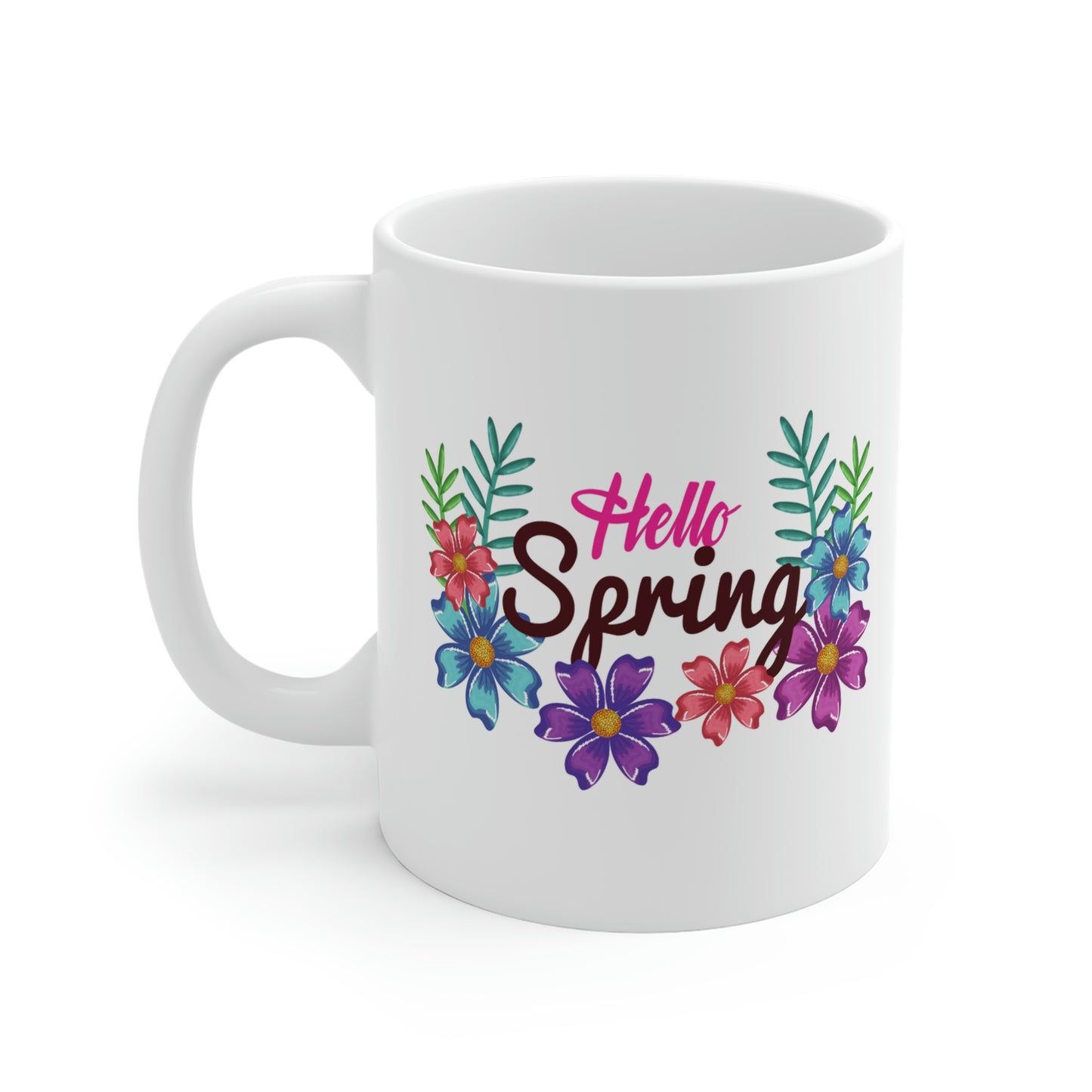 Hello Spring Flower Mug