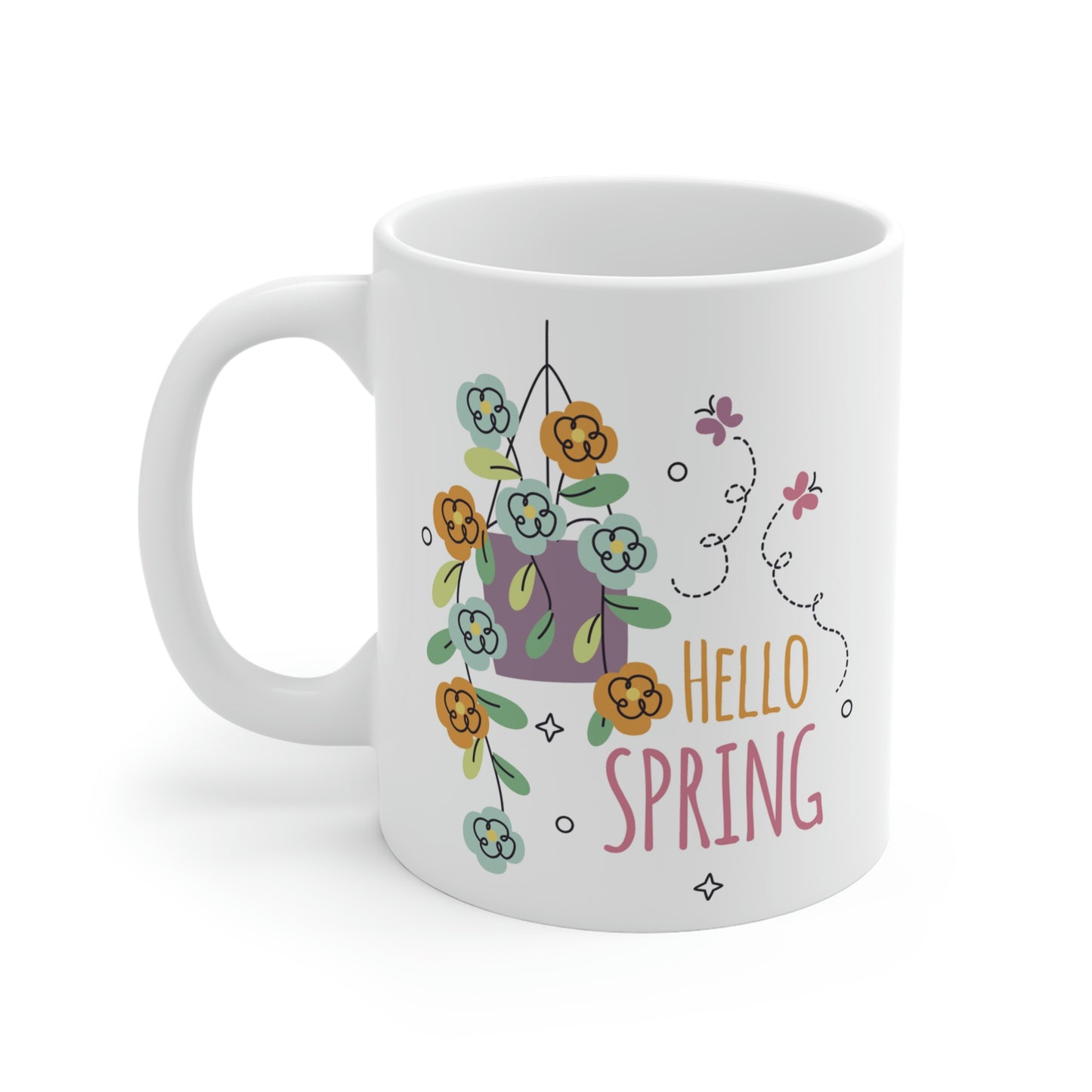 Hello Spring Flower Mug