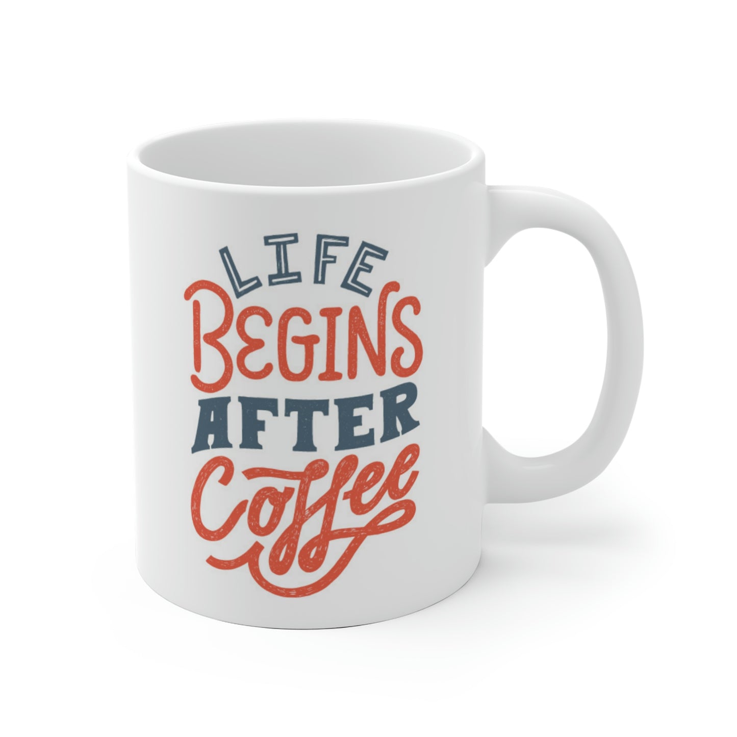Life Begins After Coffee Mug
