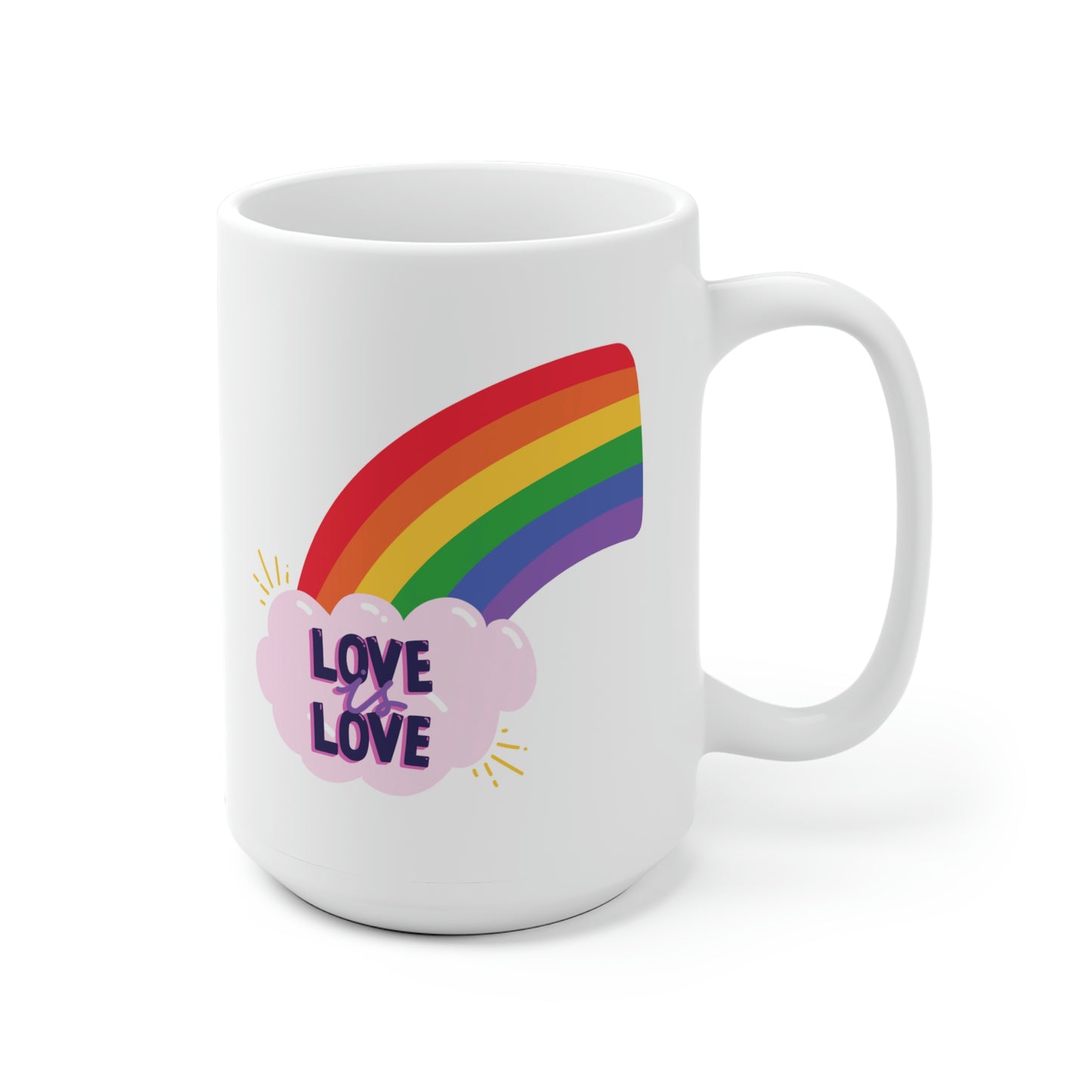 Love Is Love Rainbow Mug