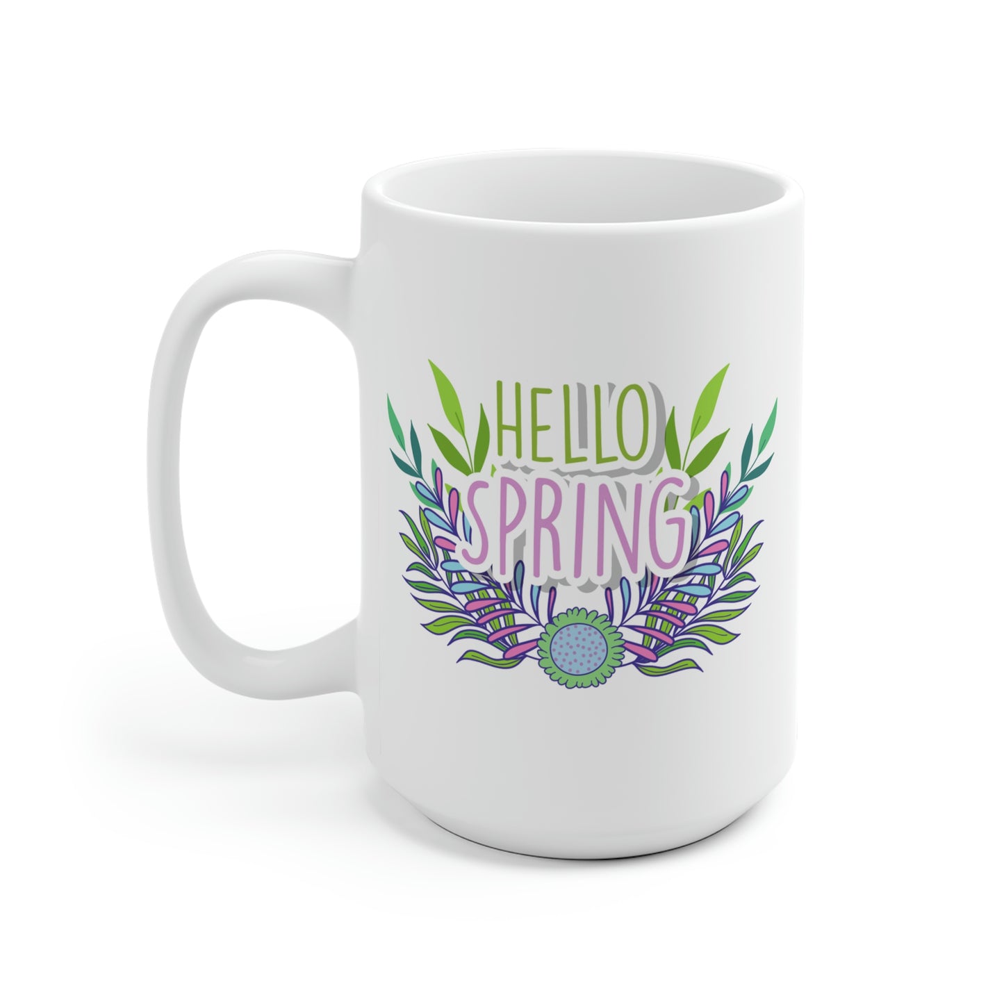 Hello Spring Flower Mug