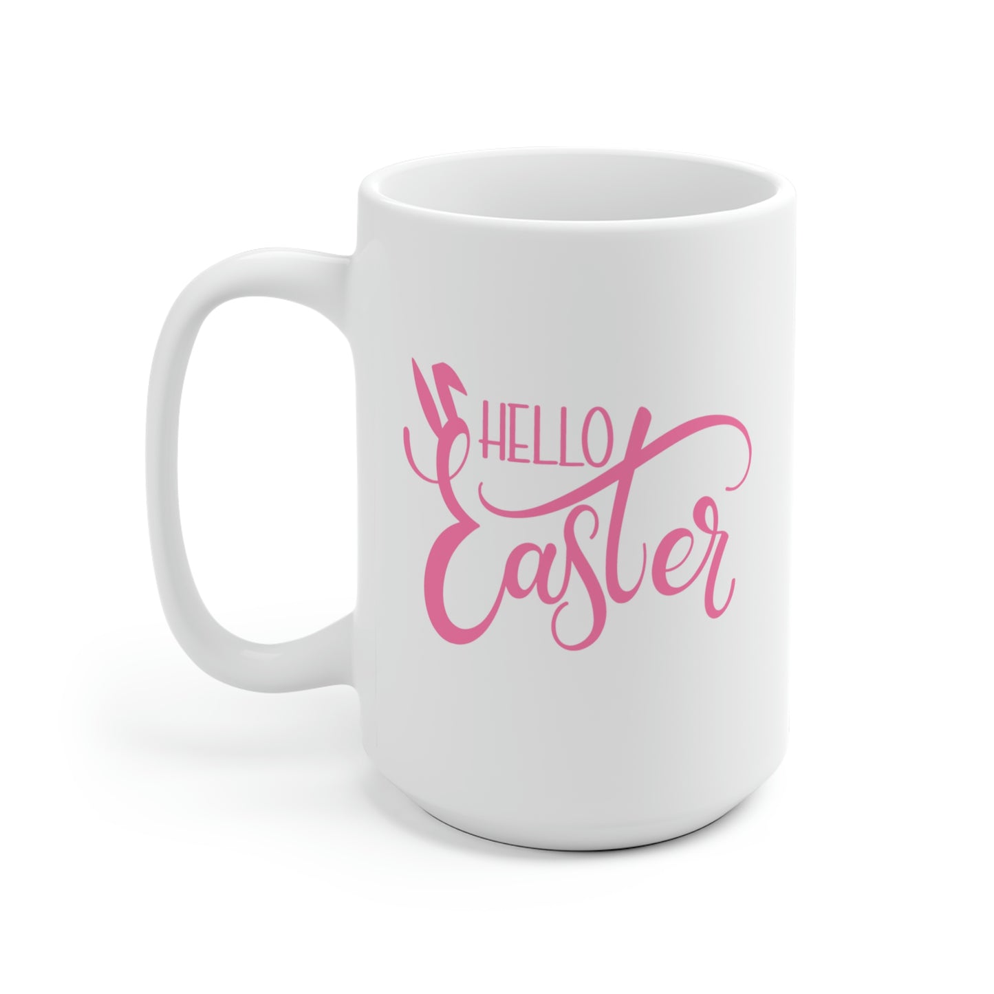 Hello Easter Bunny Ears Mug