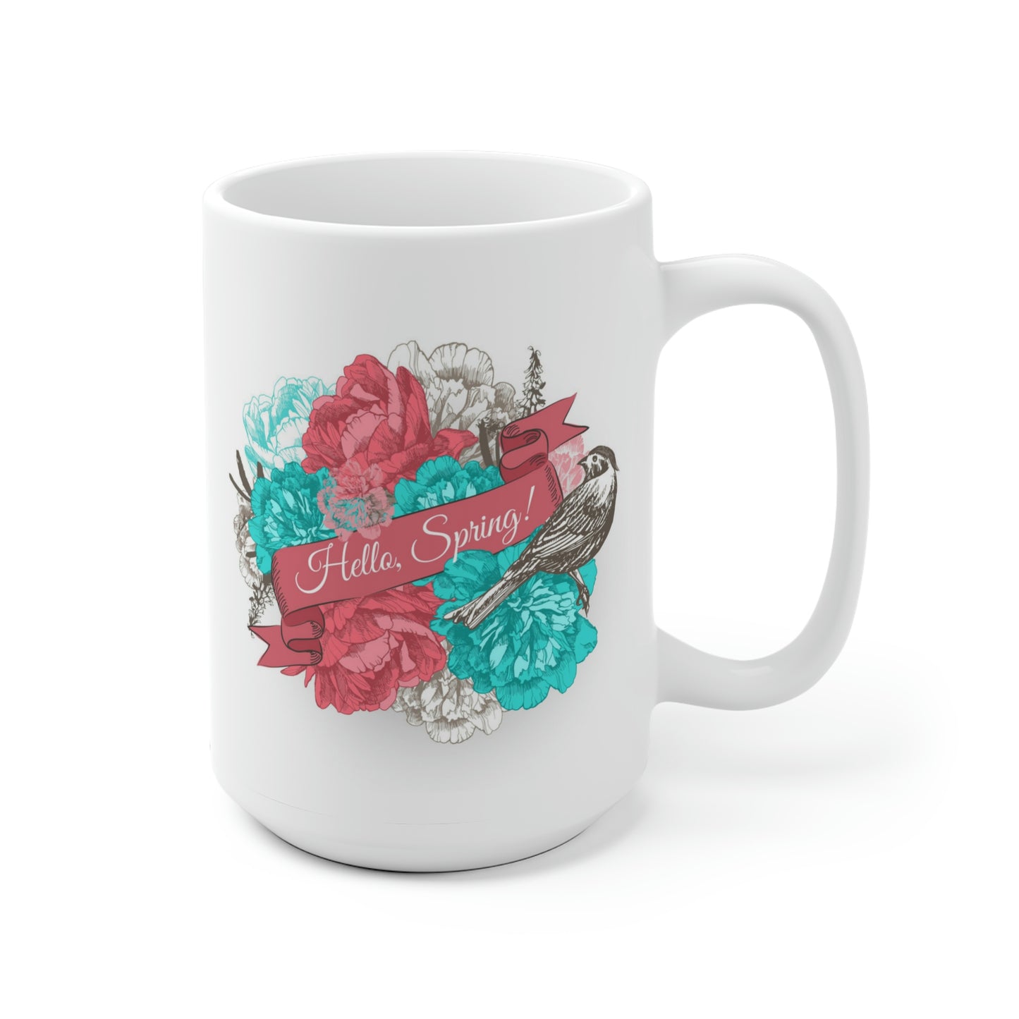 Hello Spring Bird Mug
