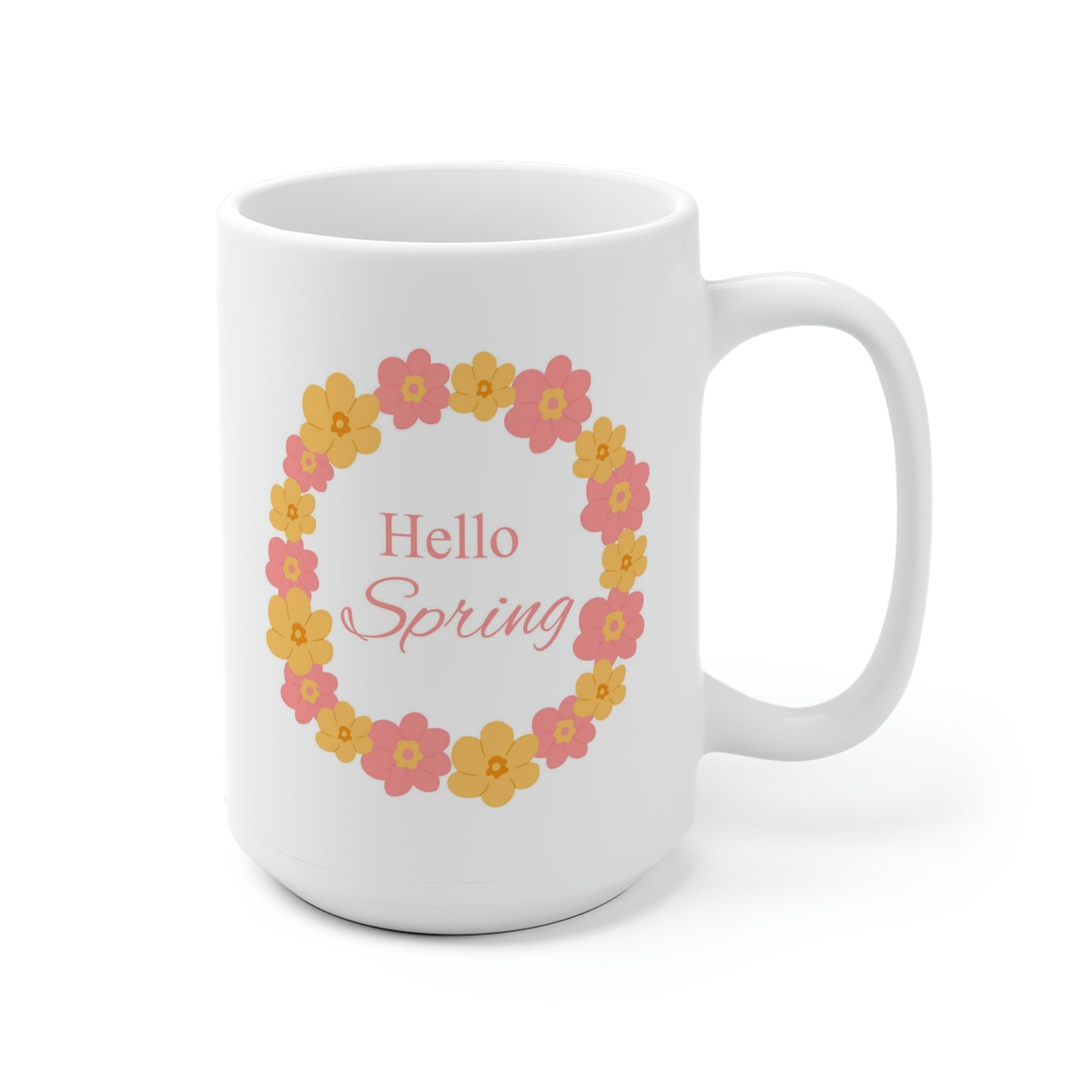 Hello Spring Flower Mug