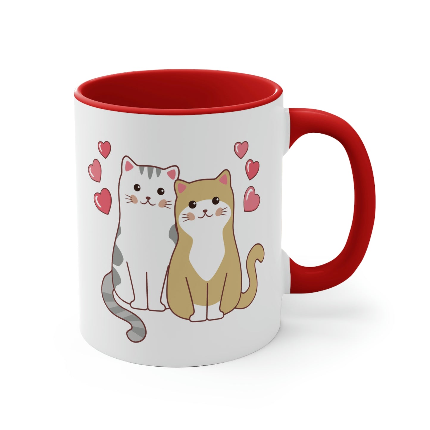 Valentine's Day Cats Mug
