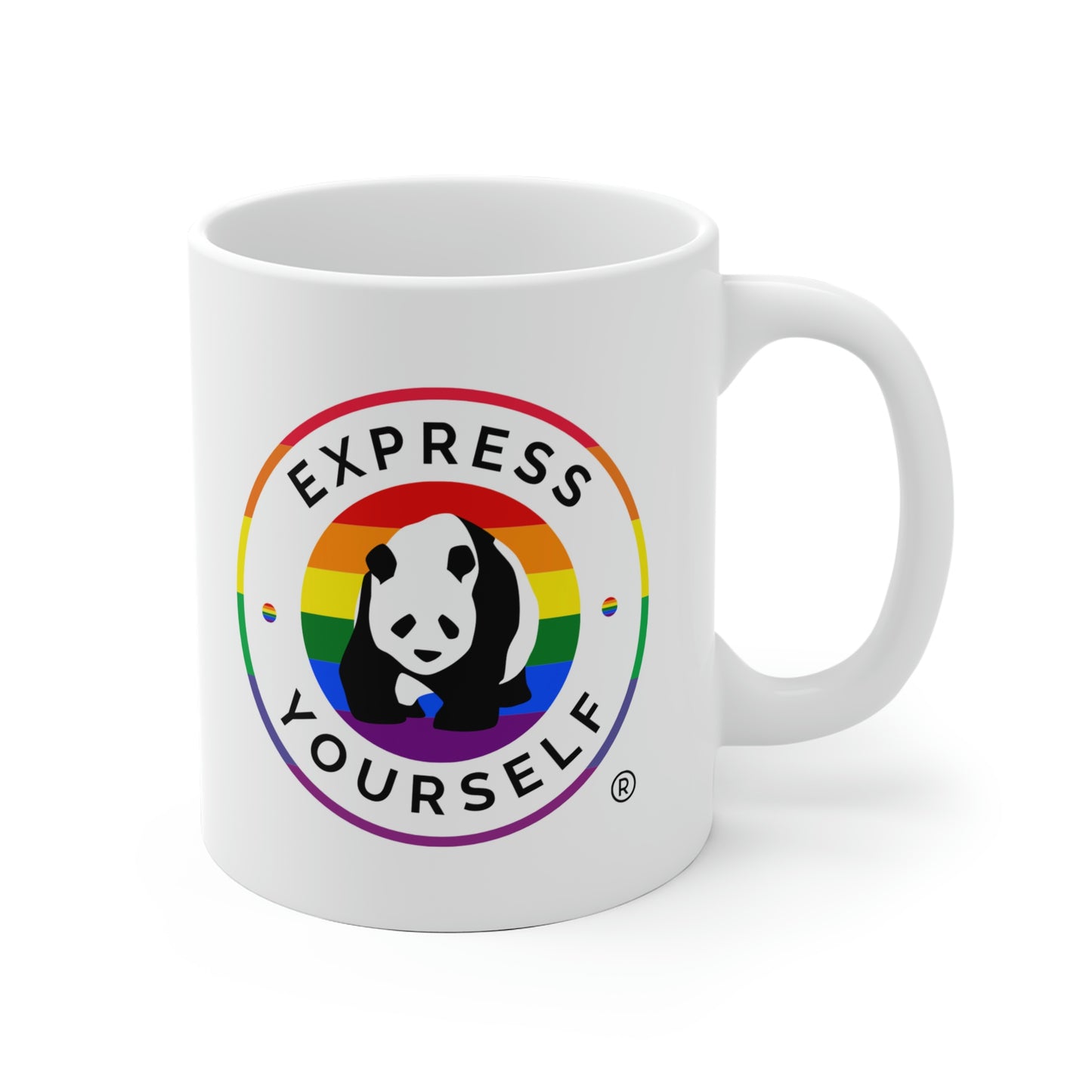 Express Yourself Panda Express LGBTQ Mug