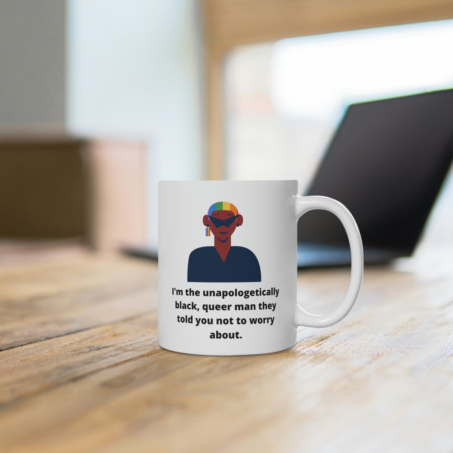 Black Queer Man Mug