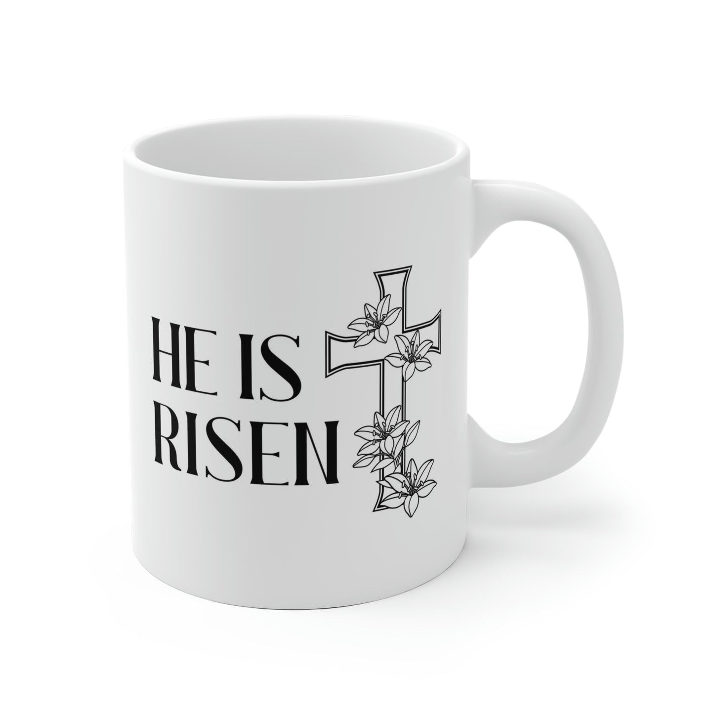 He Is Risen Mug Cross Mug