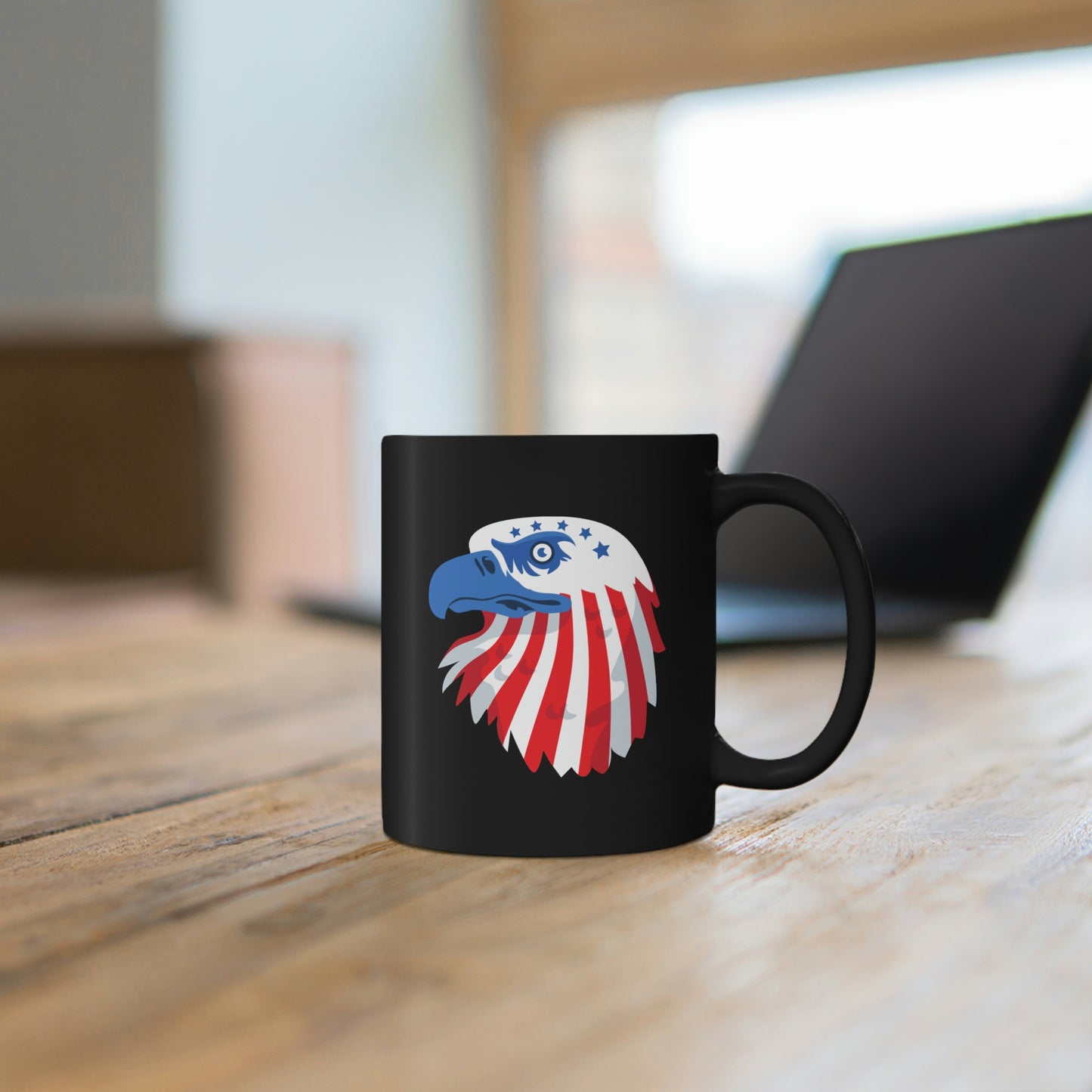 American Flag Bald Eagle Mug