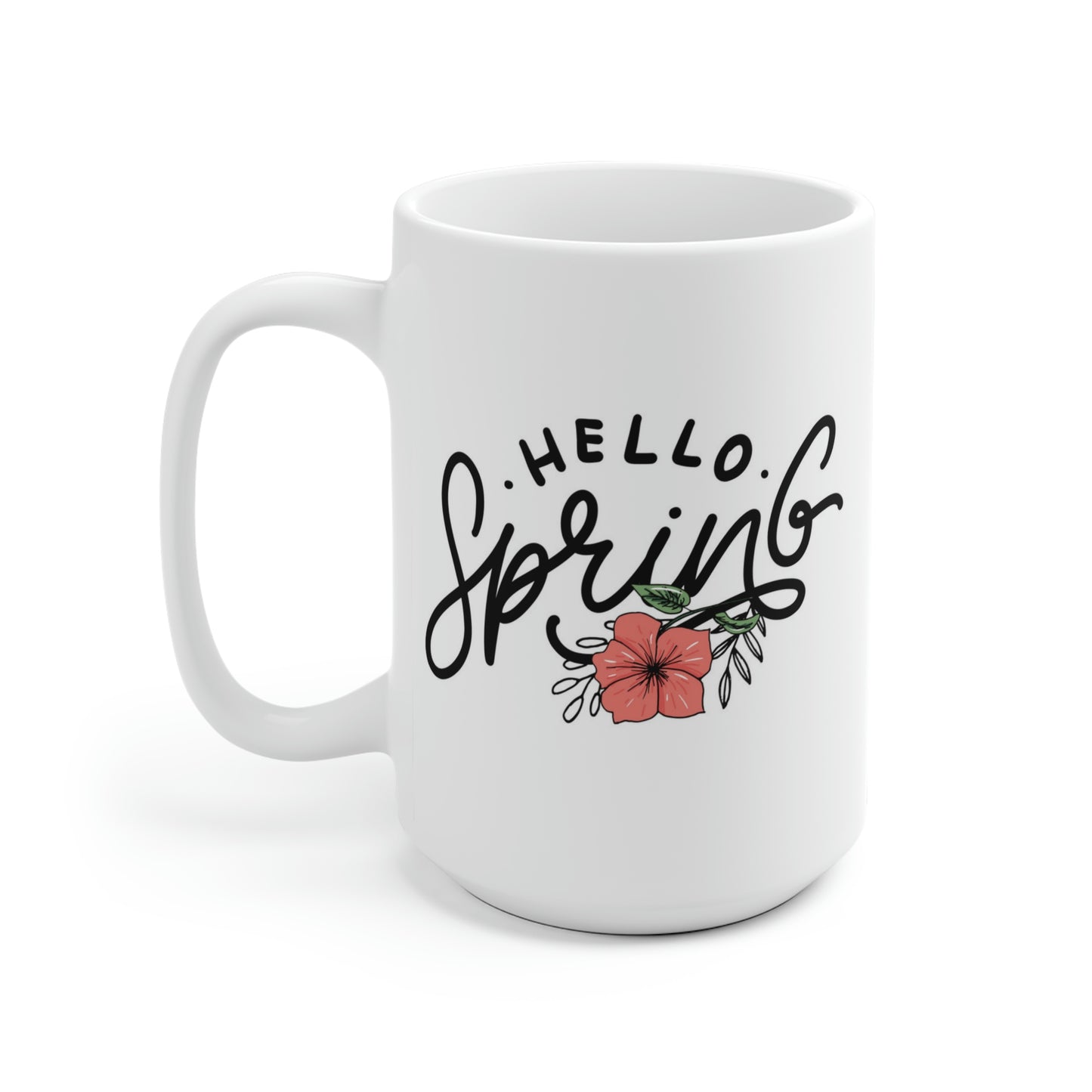 Hello Spring Flower Mug