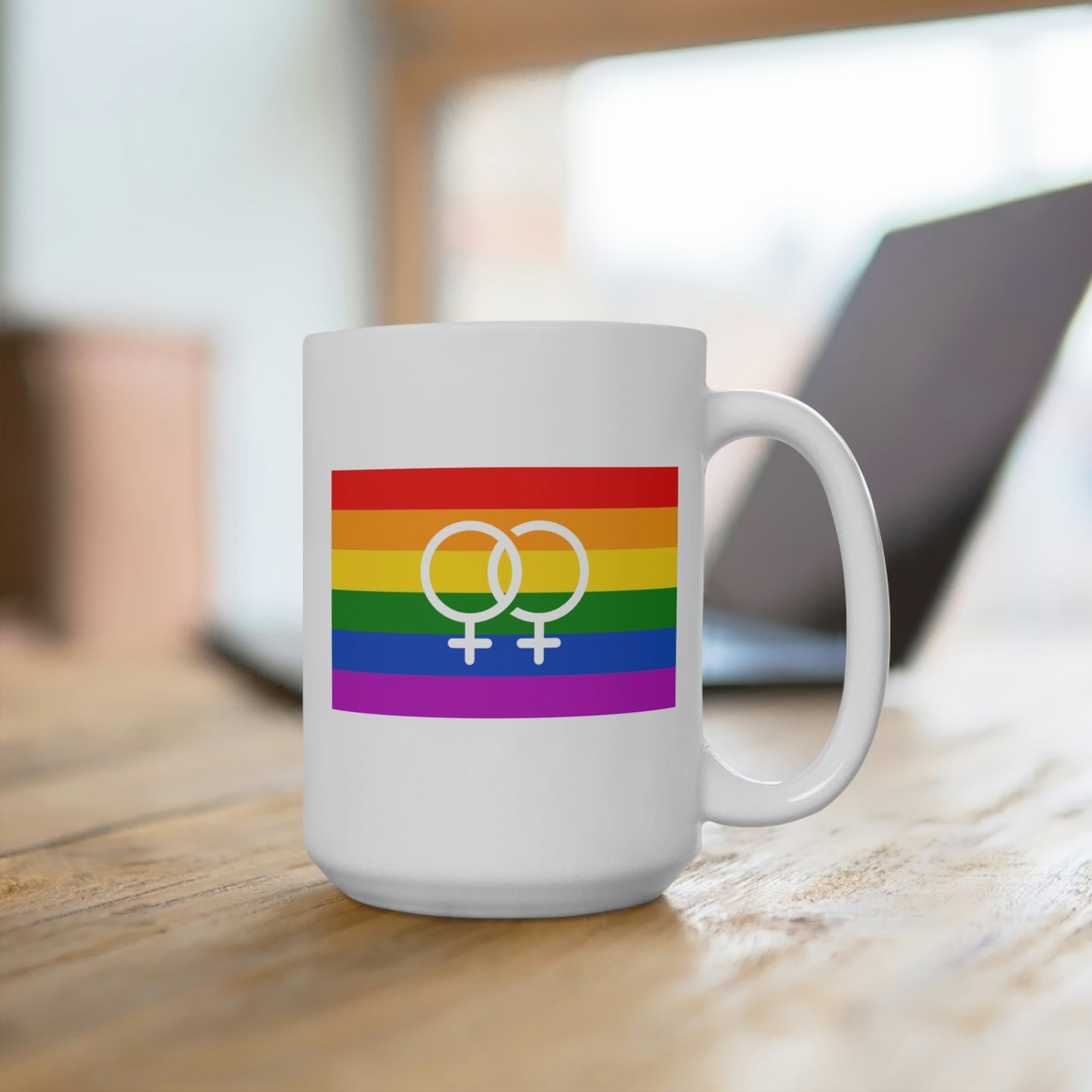 Rainbow Lesbian Pride Mug