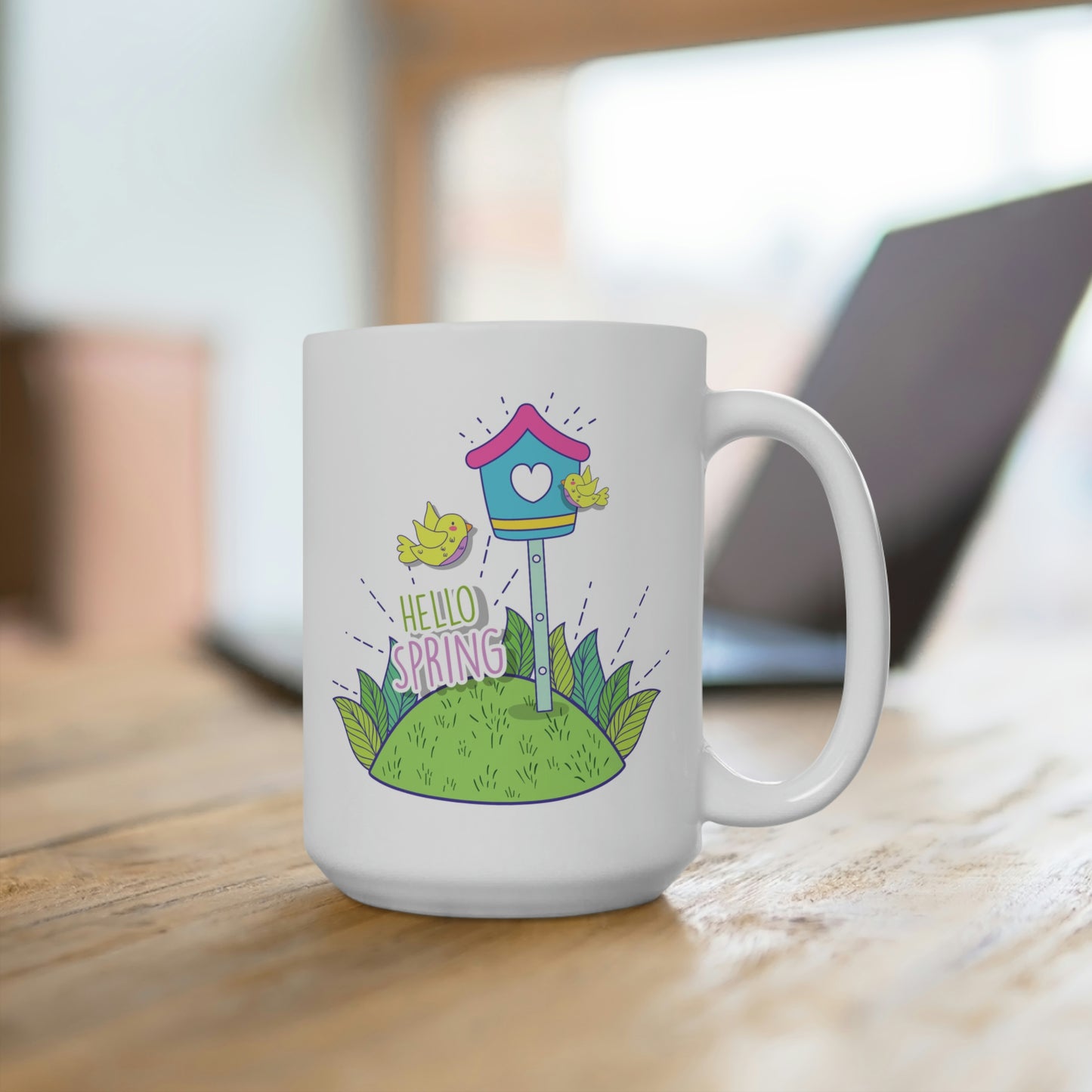 Hello Spring Garden Mug