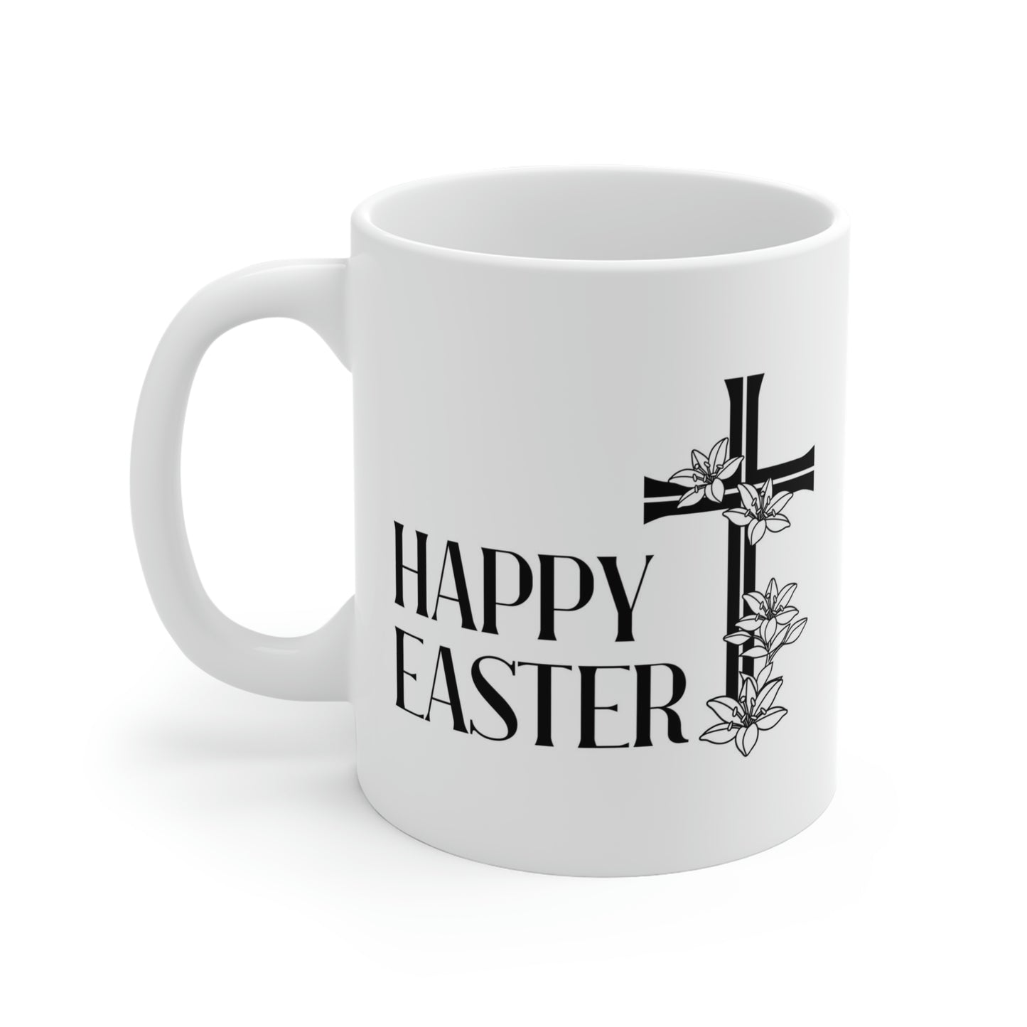 Happy Easter Cross Mug