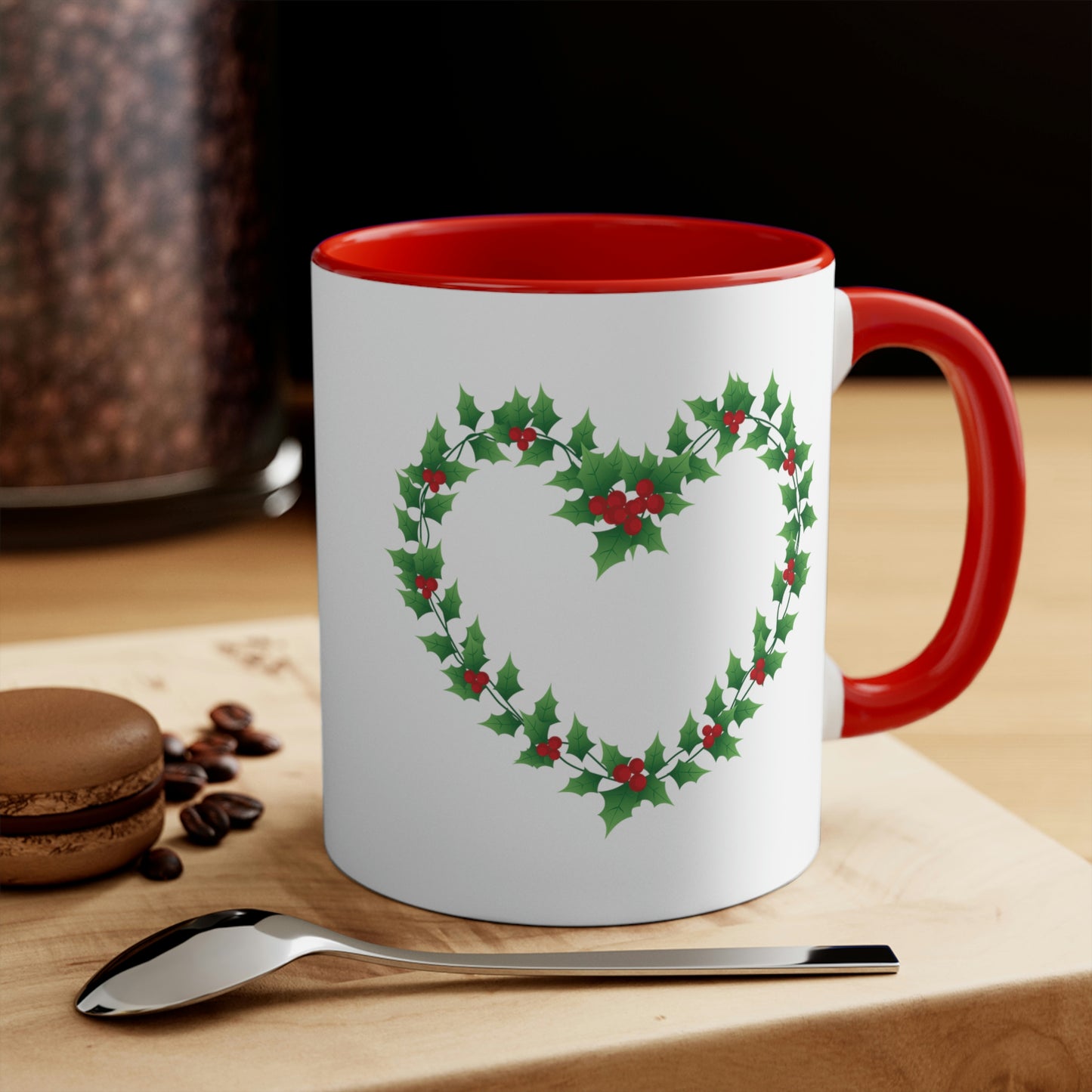Heart Wreath Mug