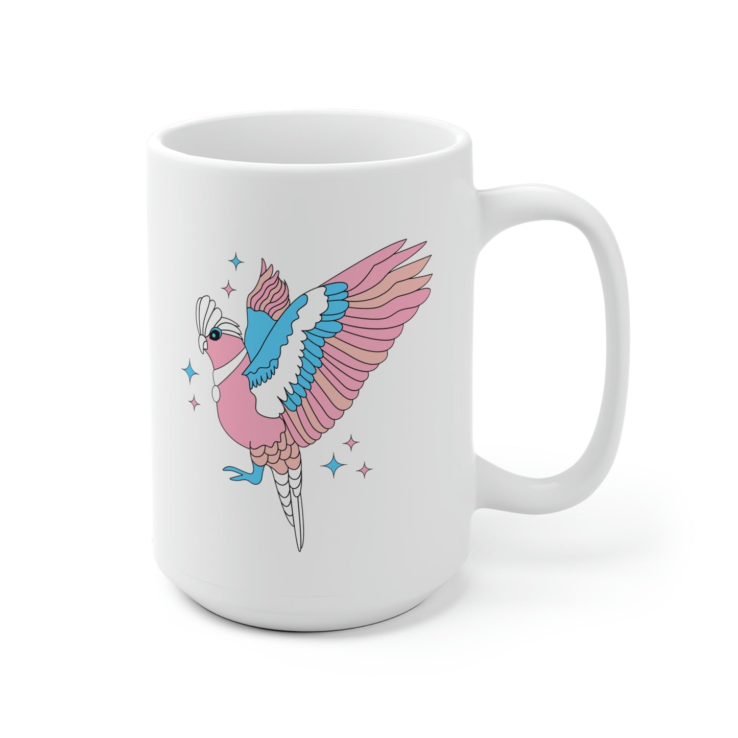 Transgender Galah Bird Mug
