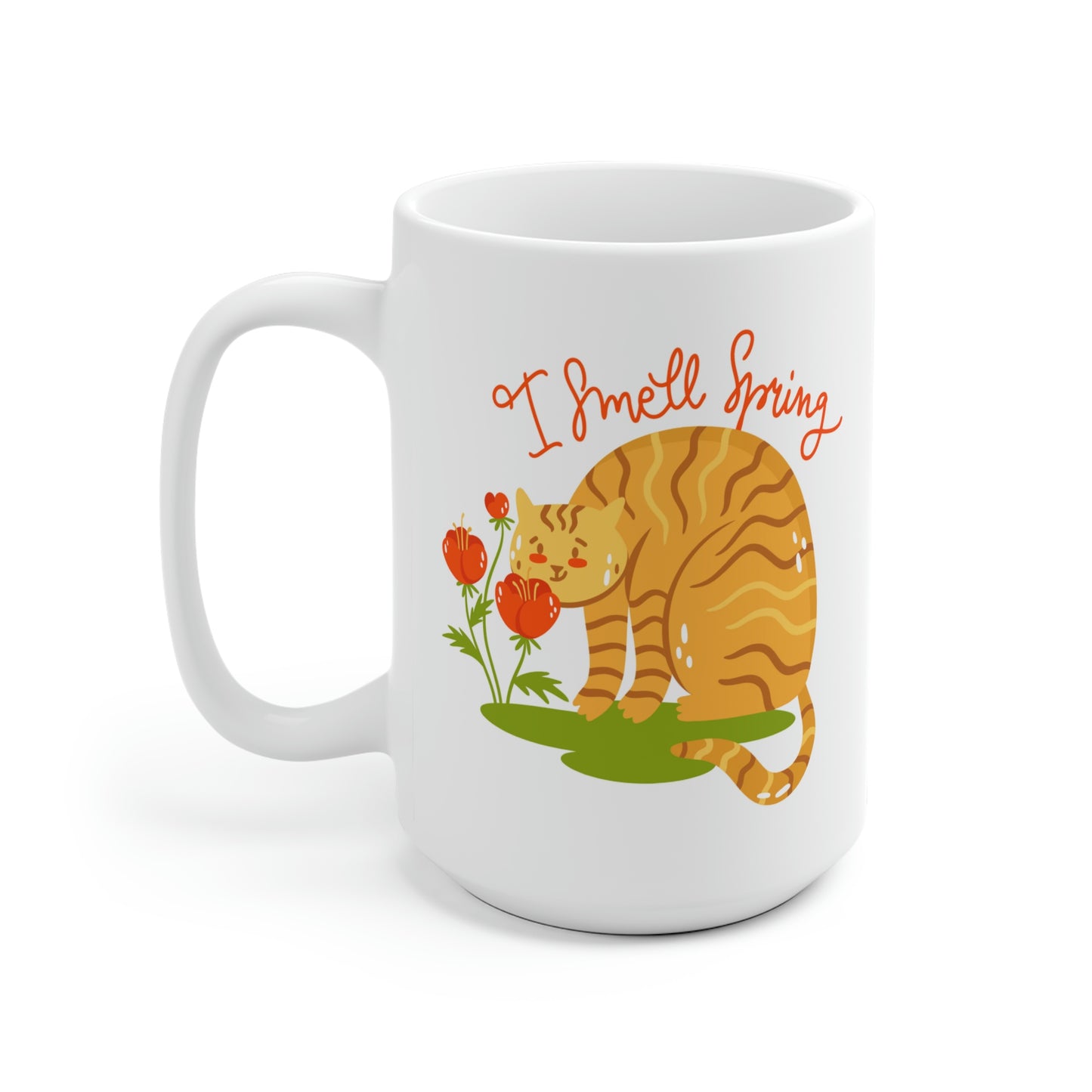 I Smell Spring Cats Mug