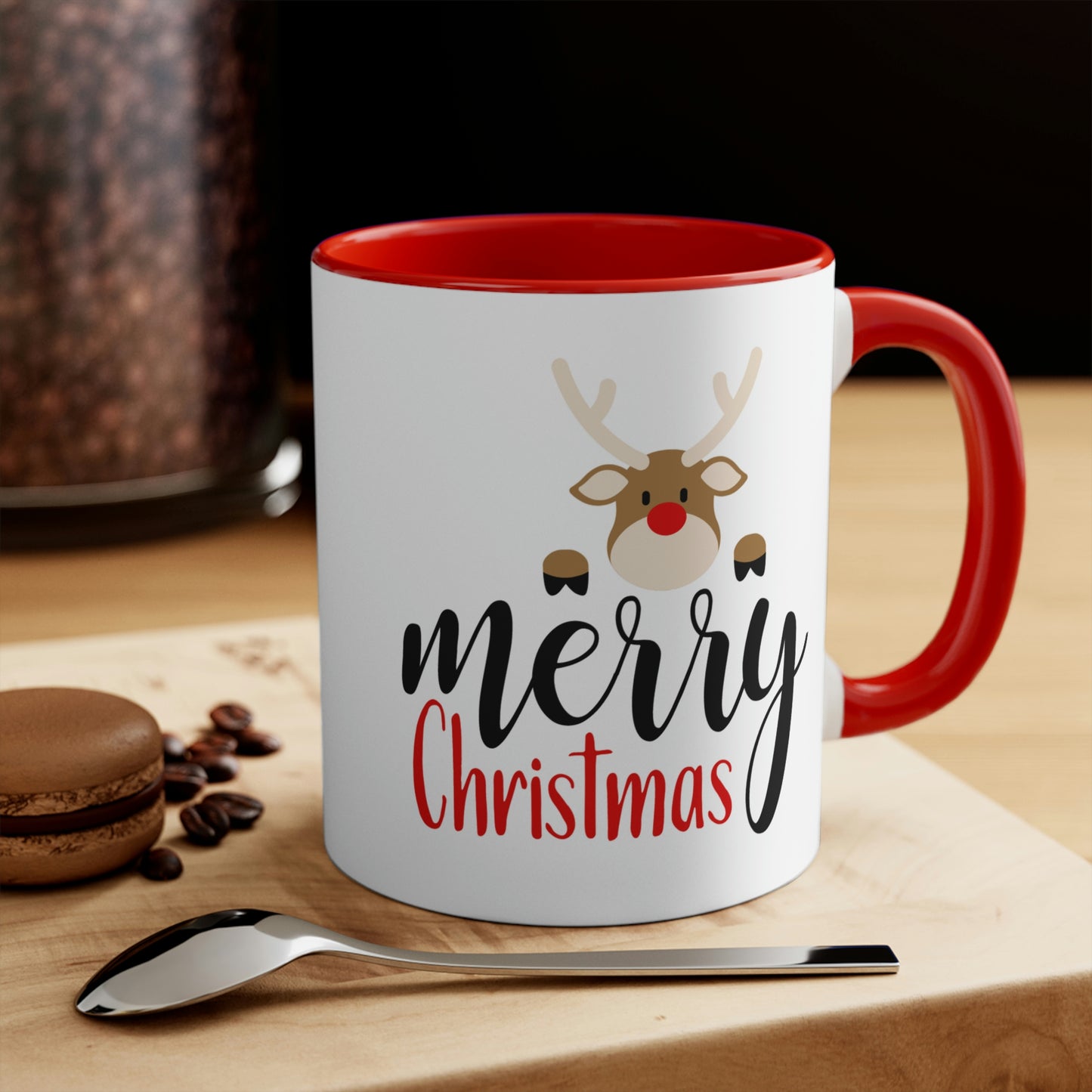 Merry Christmas Rudolph Mug