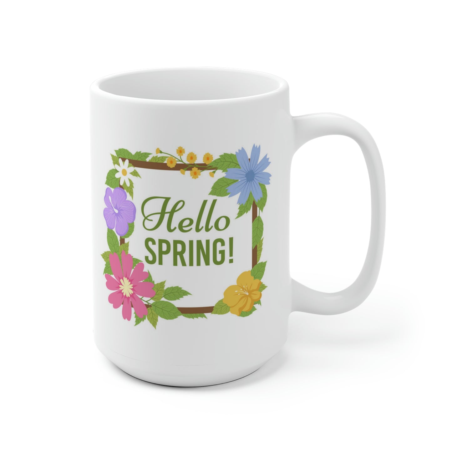 Hello Spring Flower Mug