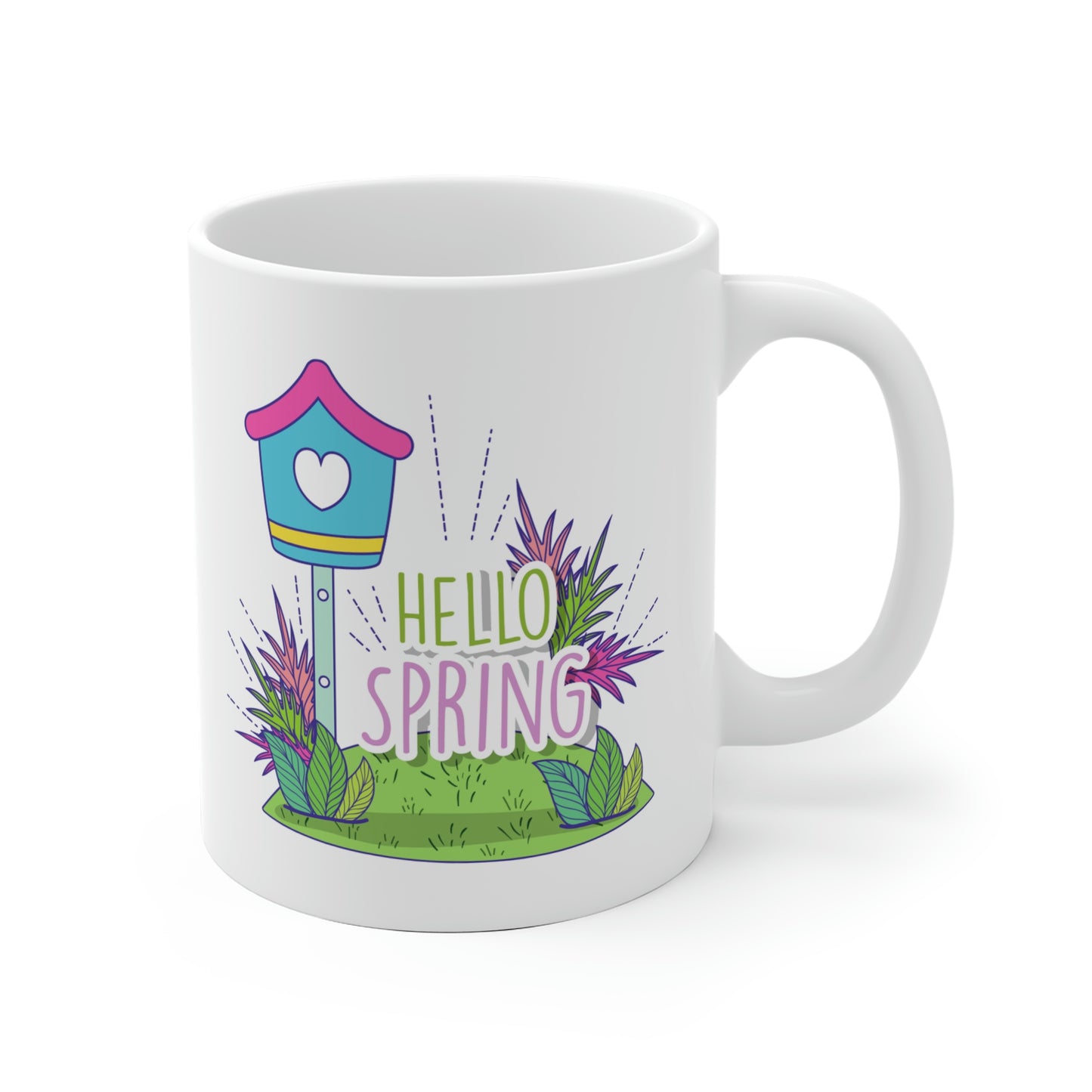 Hello Spring Garden Mug