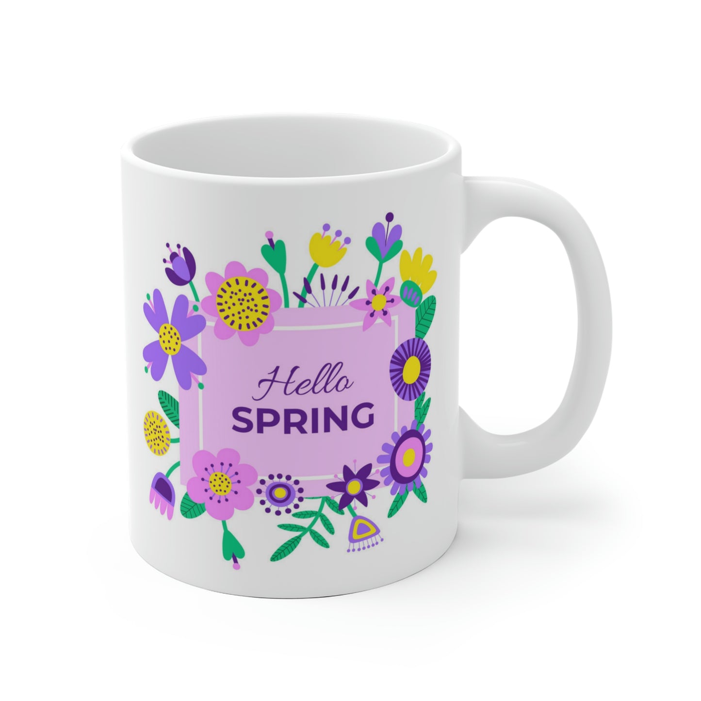 Hello Spring Flower Mug