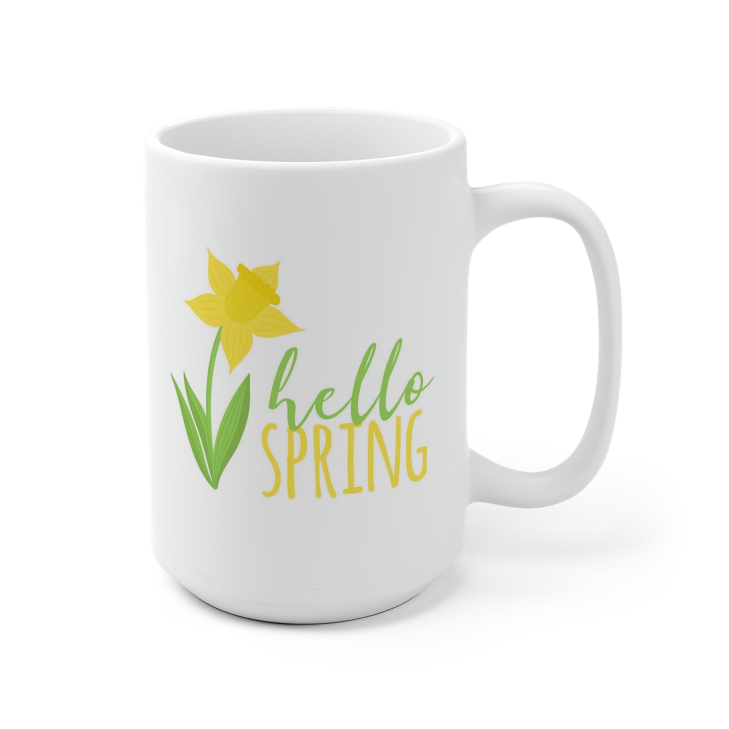 Hello Spring Daffodil Mug