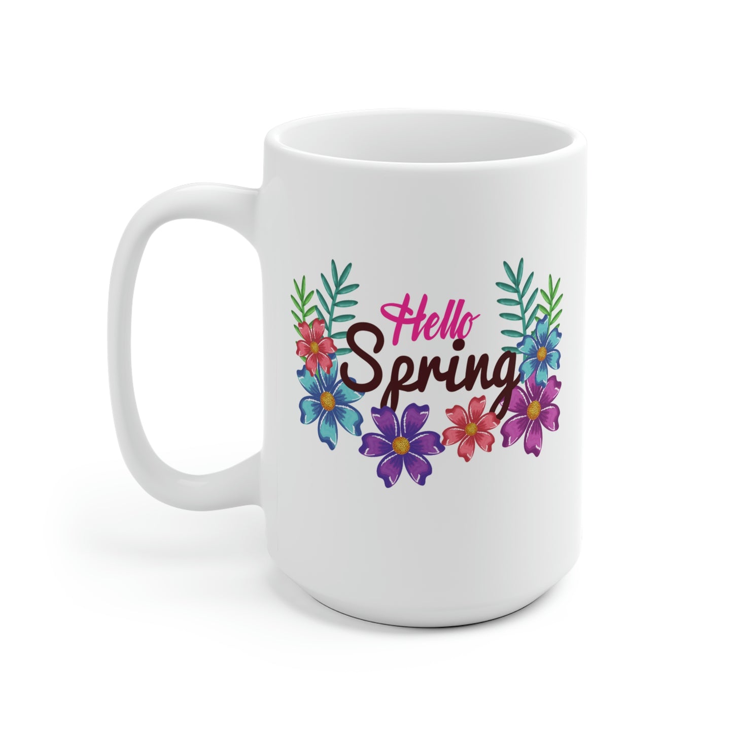Hello Spring Flower Mug