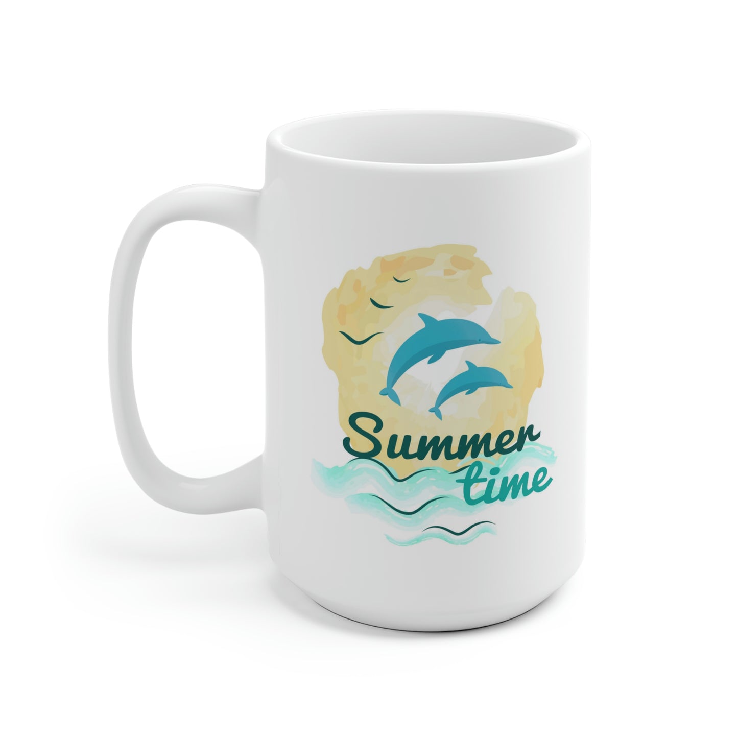 Summer Time Dolphins Mug