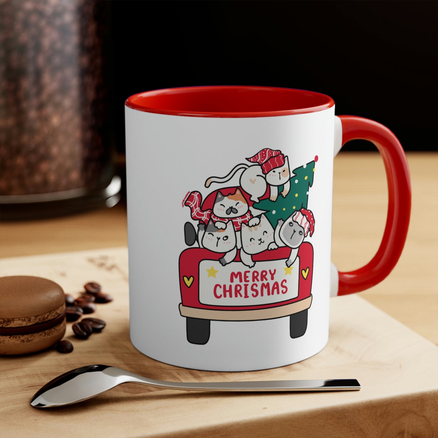 Merry Christmas Cats Mug