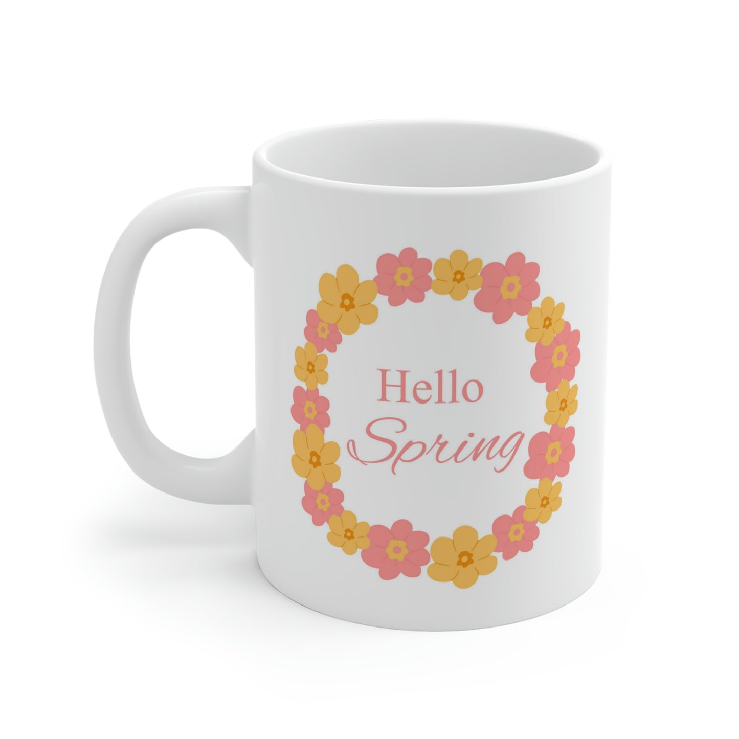 Hello Spring Flower Mug