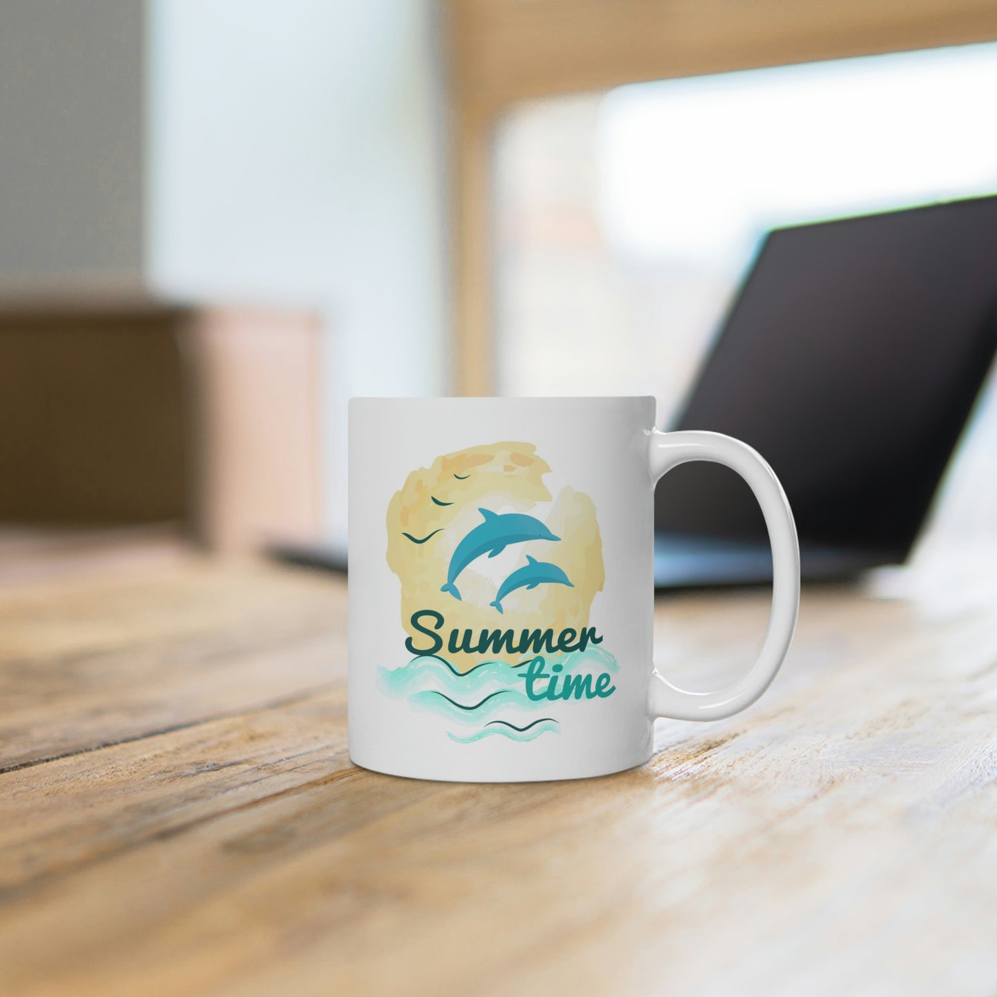 Summer Time Dolphins Mug