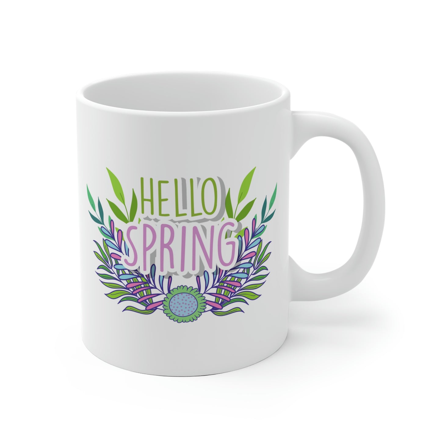 Hello Spring Flower Mug