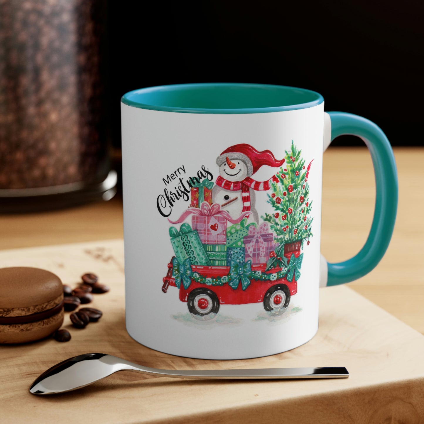 Merry Christmas Snowman Mug