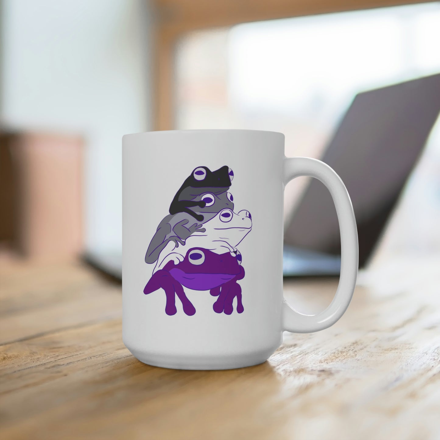 Asexual Frog Stack Mug
