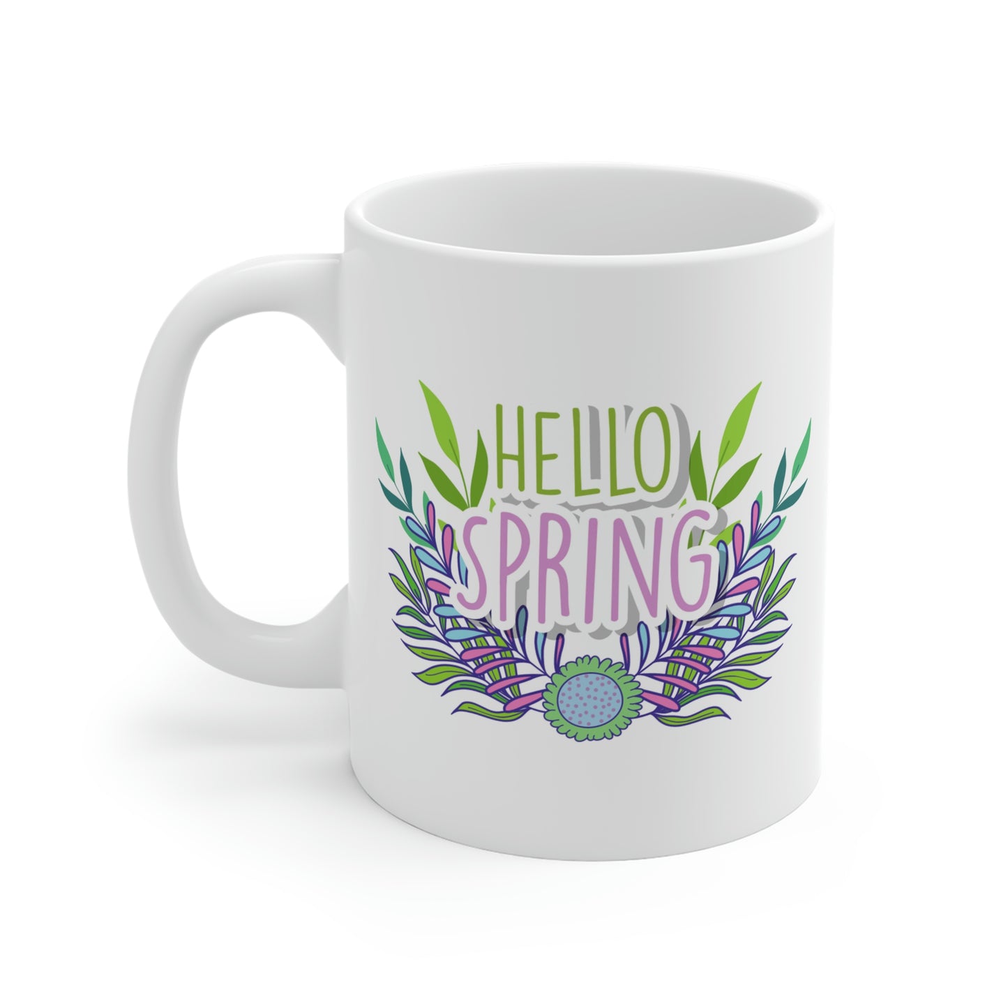 Hello Spring Flower Mug