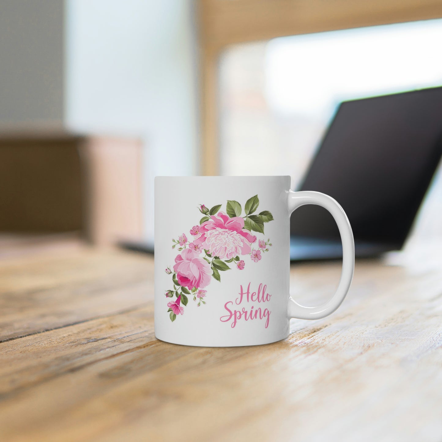 Hello Spring Flower Mug