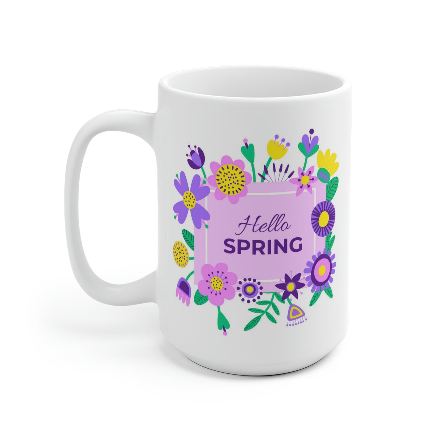 Hello Spring Flower Mug