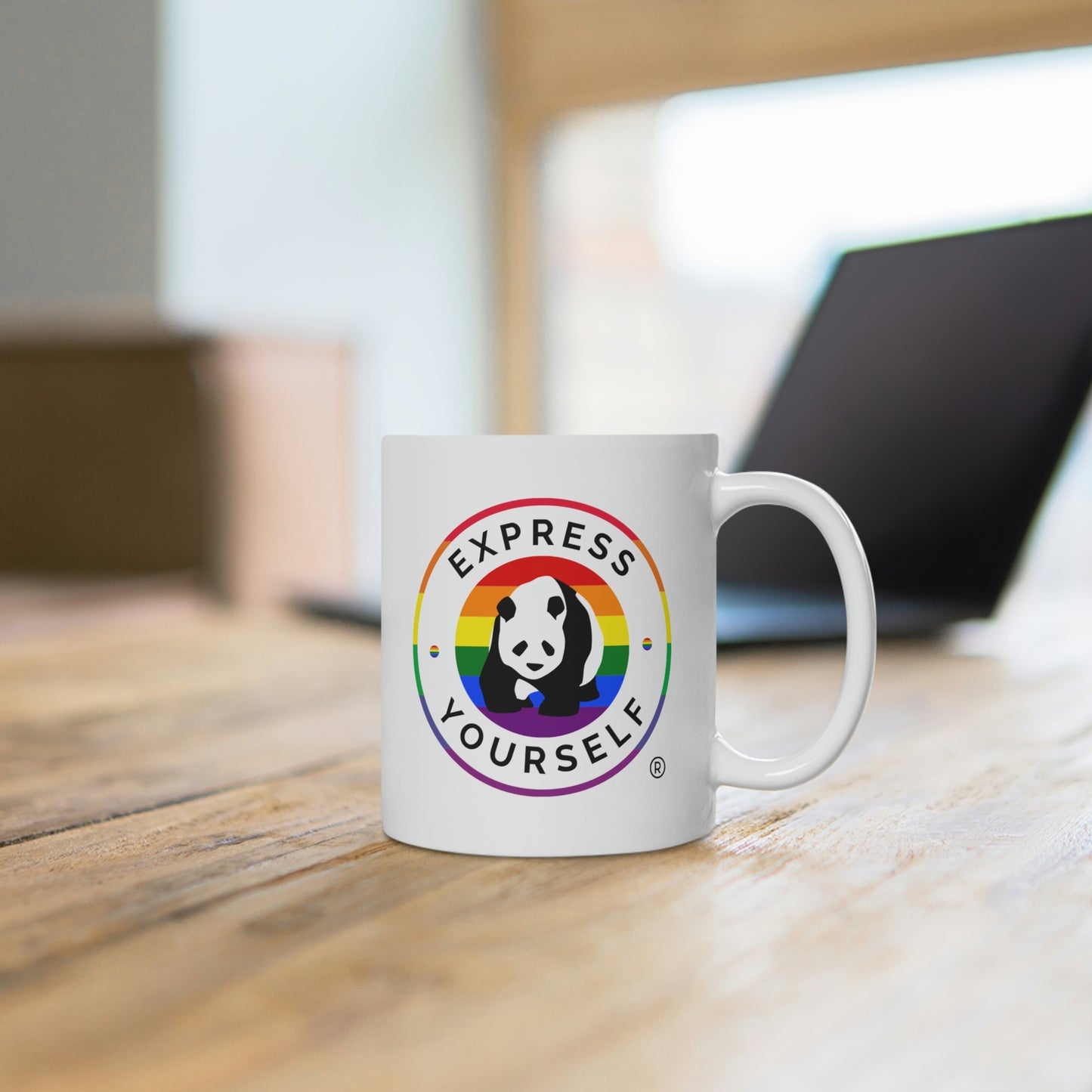 Express Yourself Panda Express LGBTQ Mug