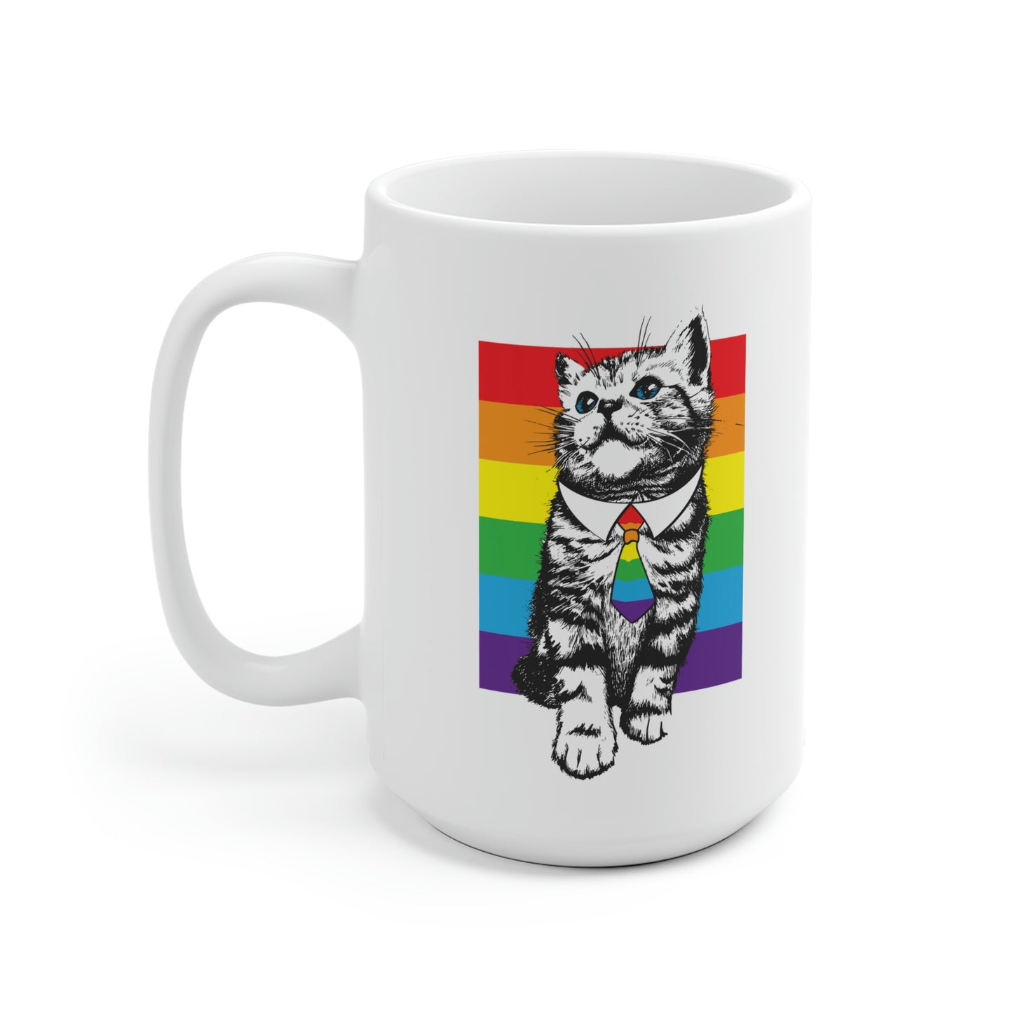 LGBTQ Cat Mug