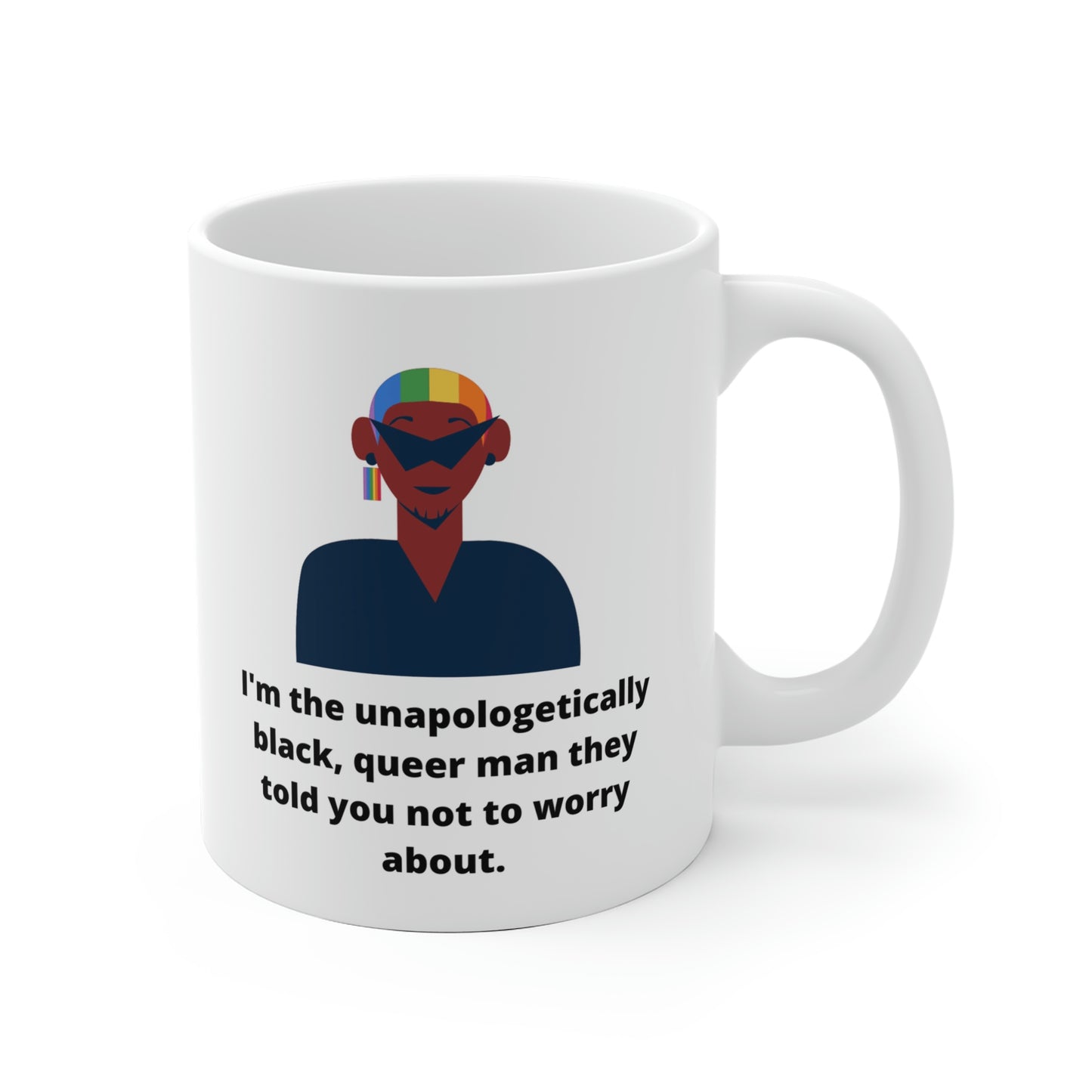 Black Queer Man Mug