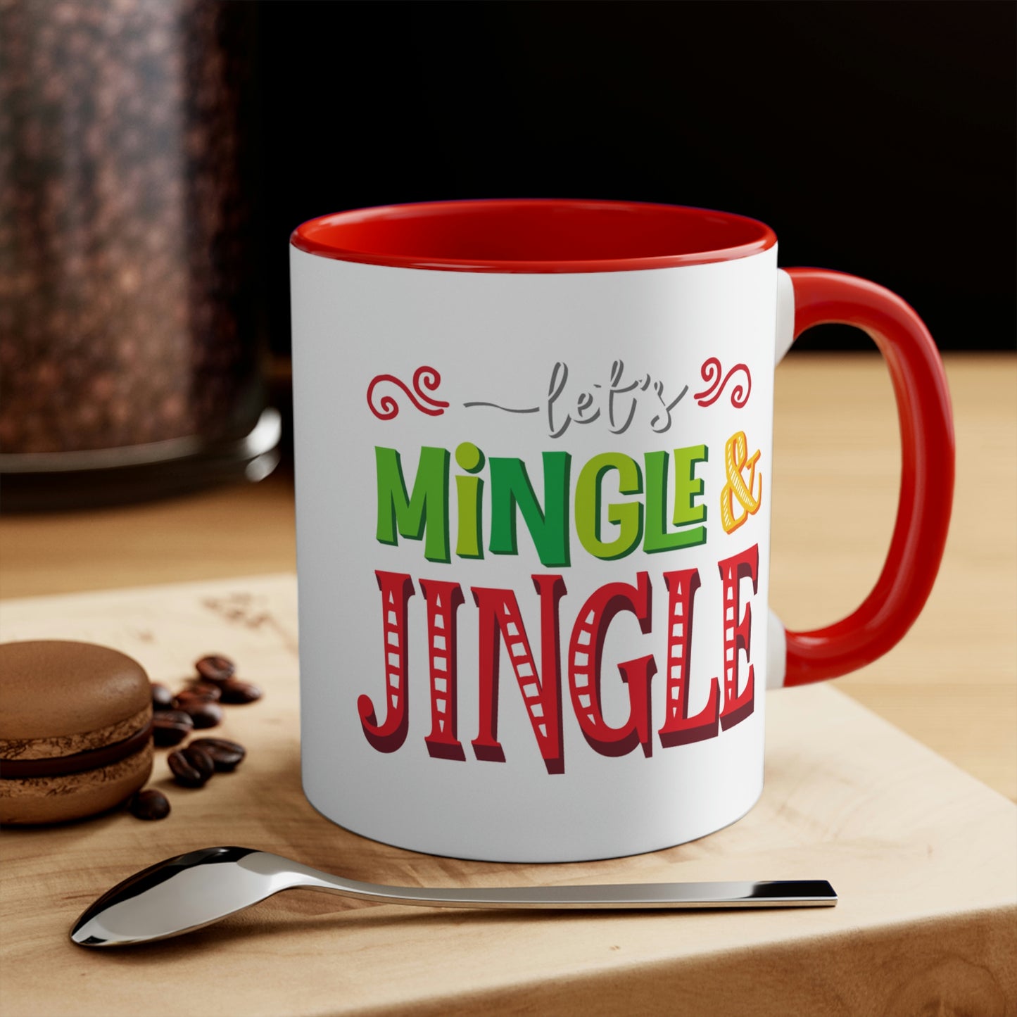Let's Mingle And Jingle Christmas Mug