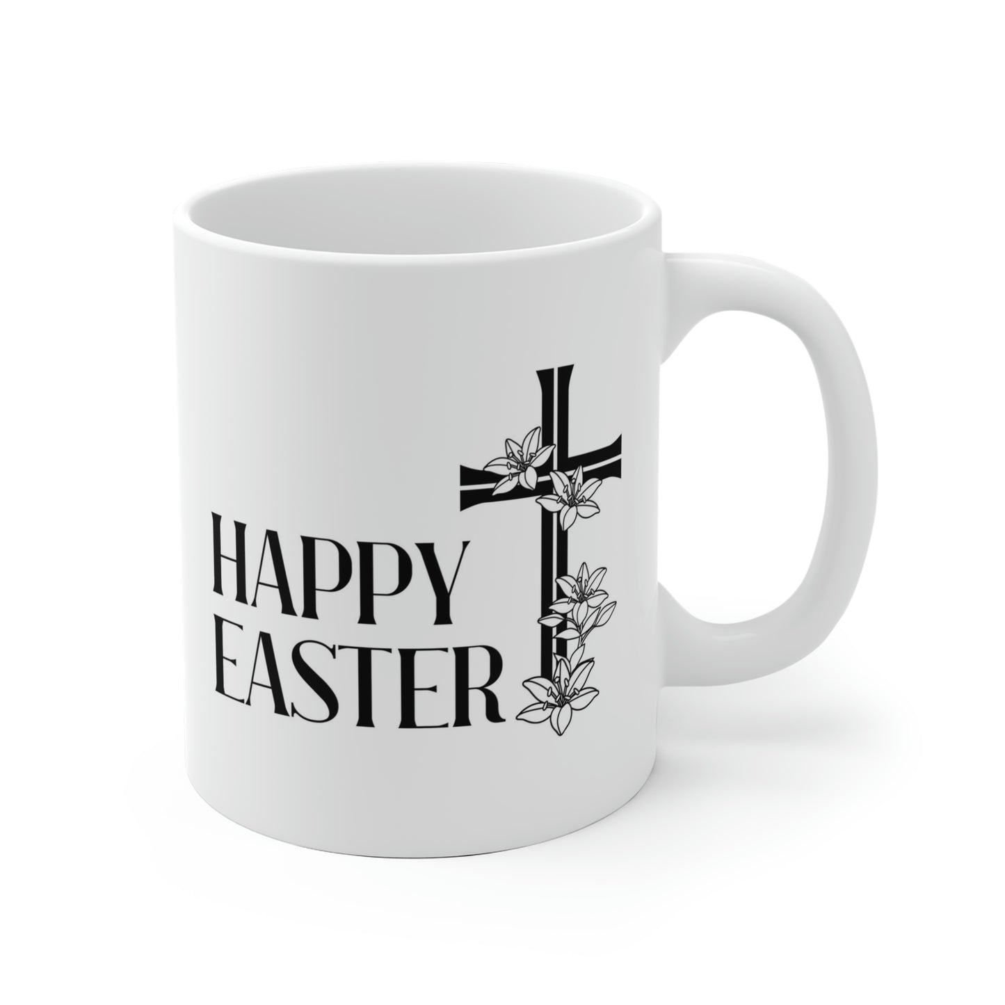 Happy Easter Cross Mug