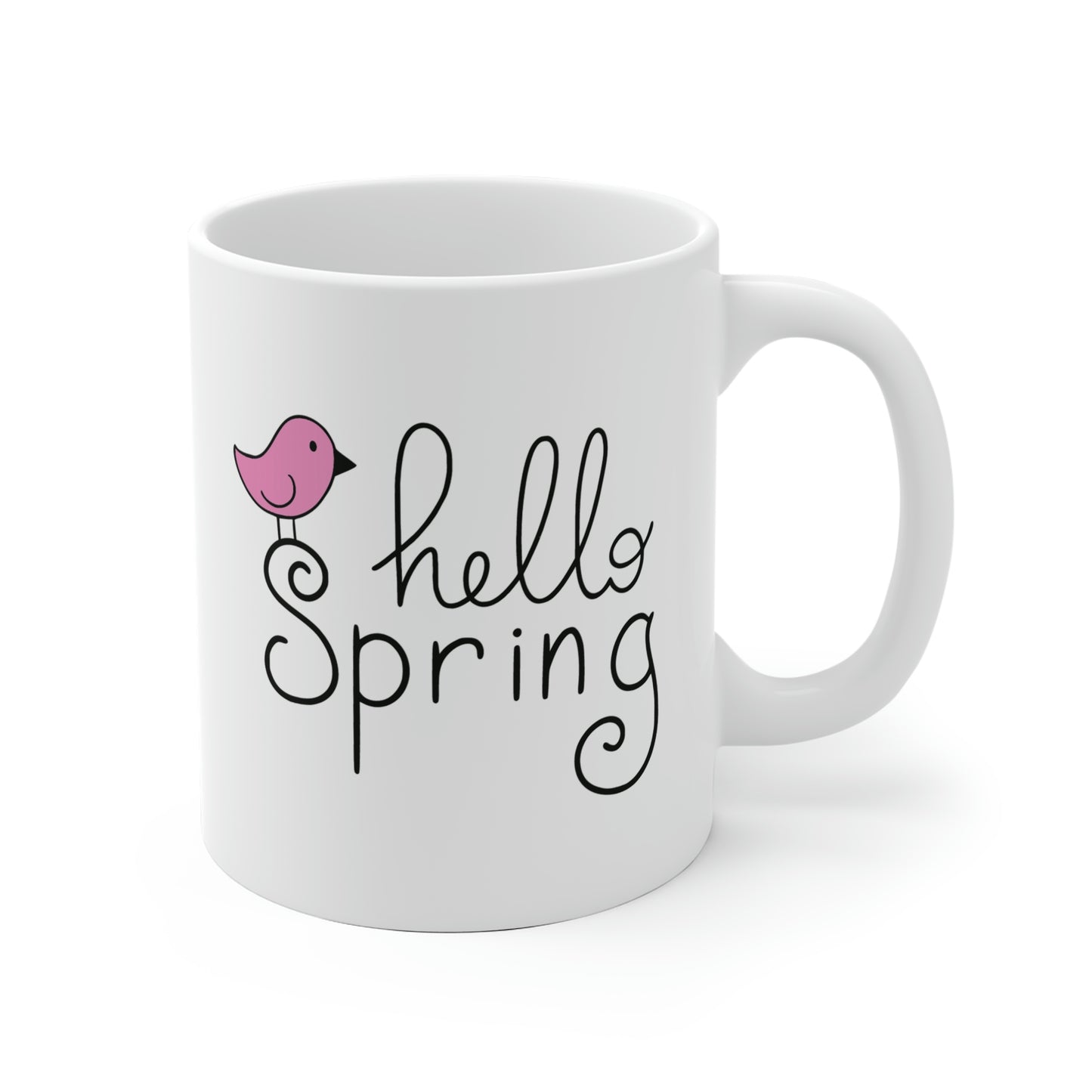 Hello Spring Bird Mug