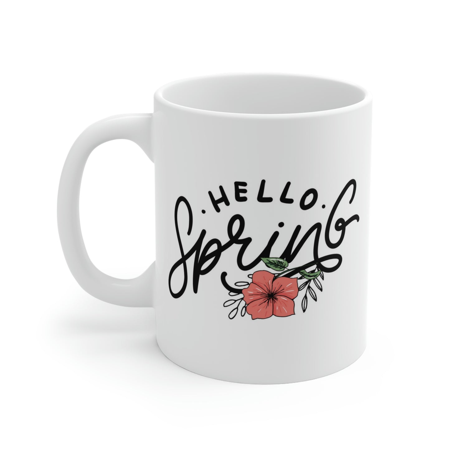Hello Spring Flower Mug