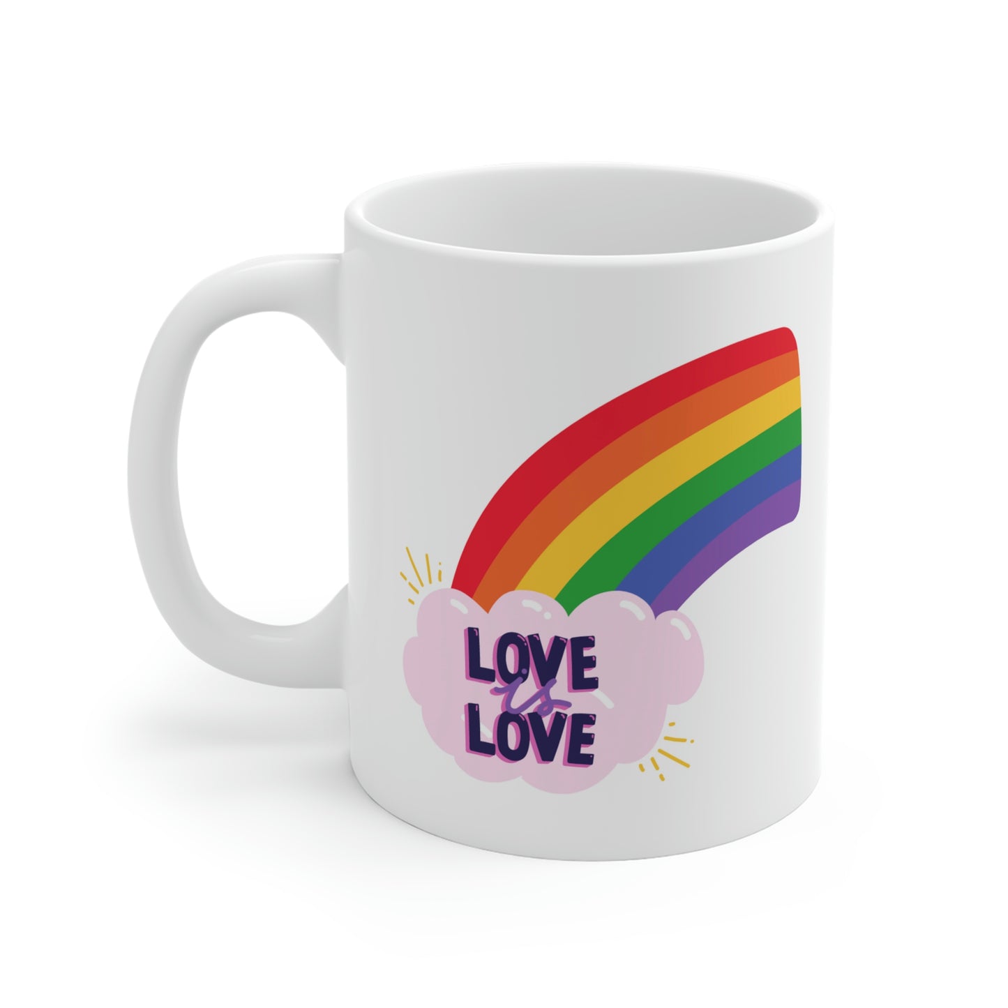 Love Is Love Rainbow Mug
