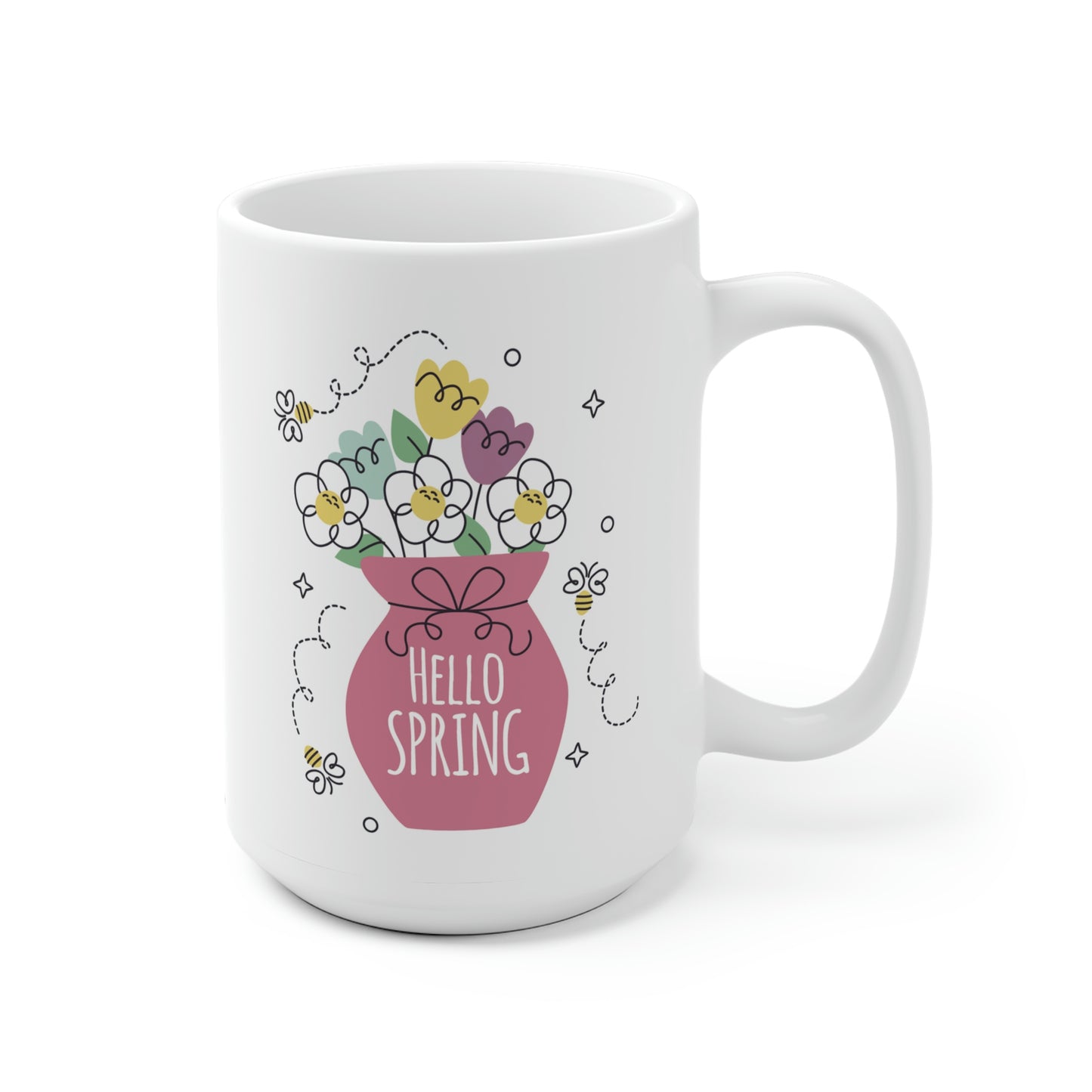 Hello Spring Flower Mug