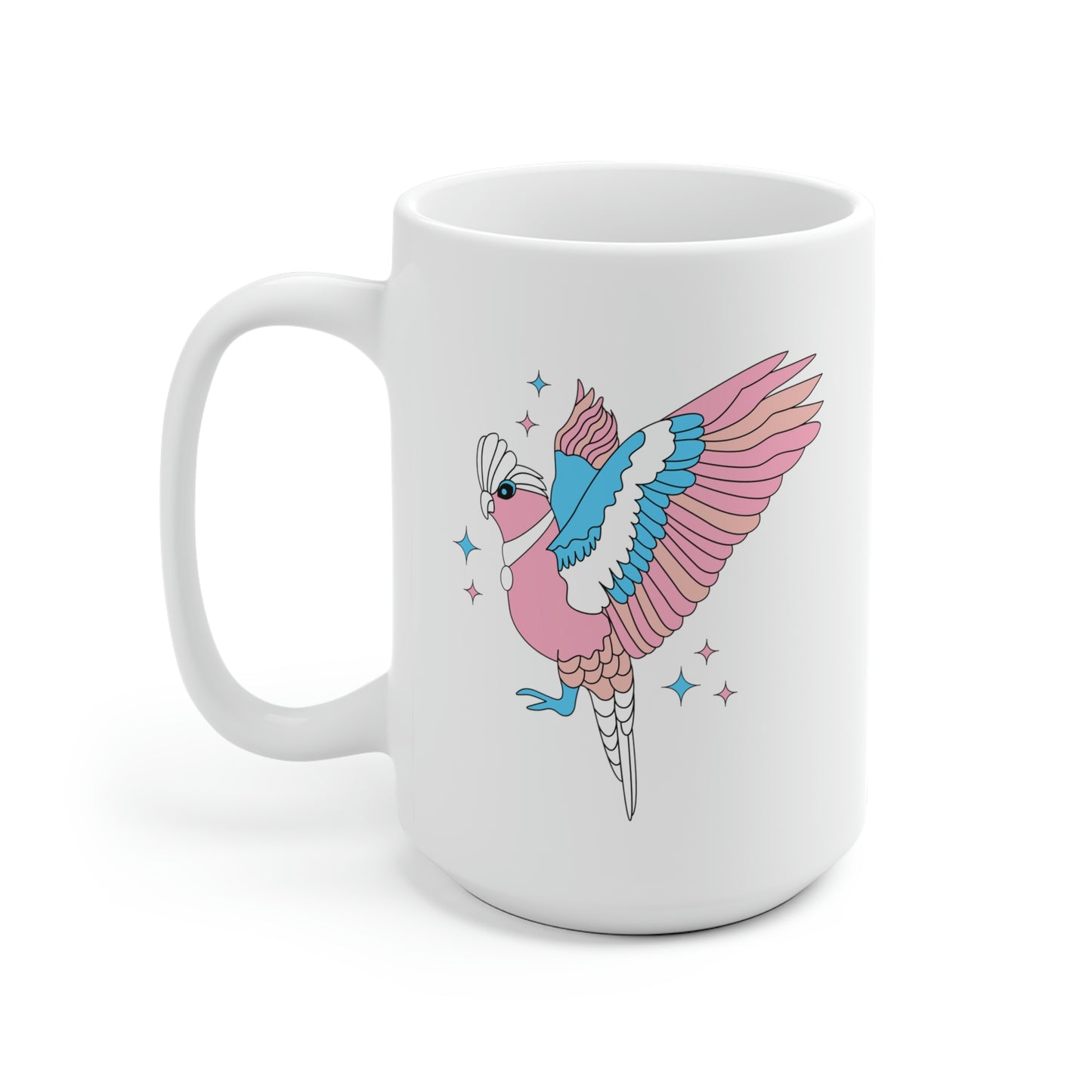 Transgender Galah Bird Mug